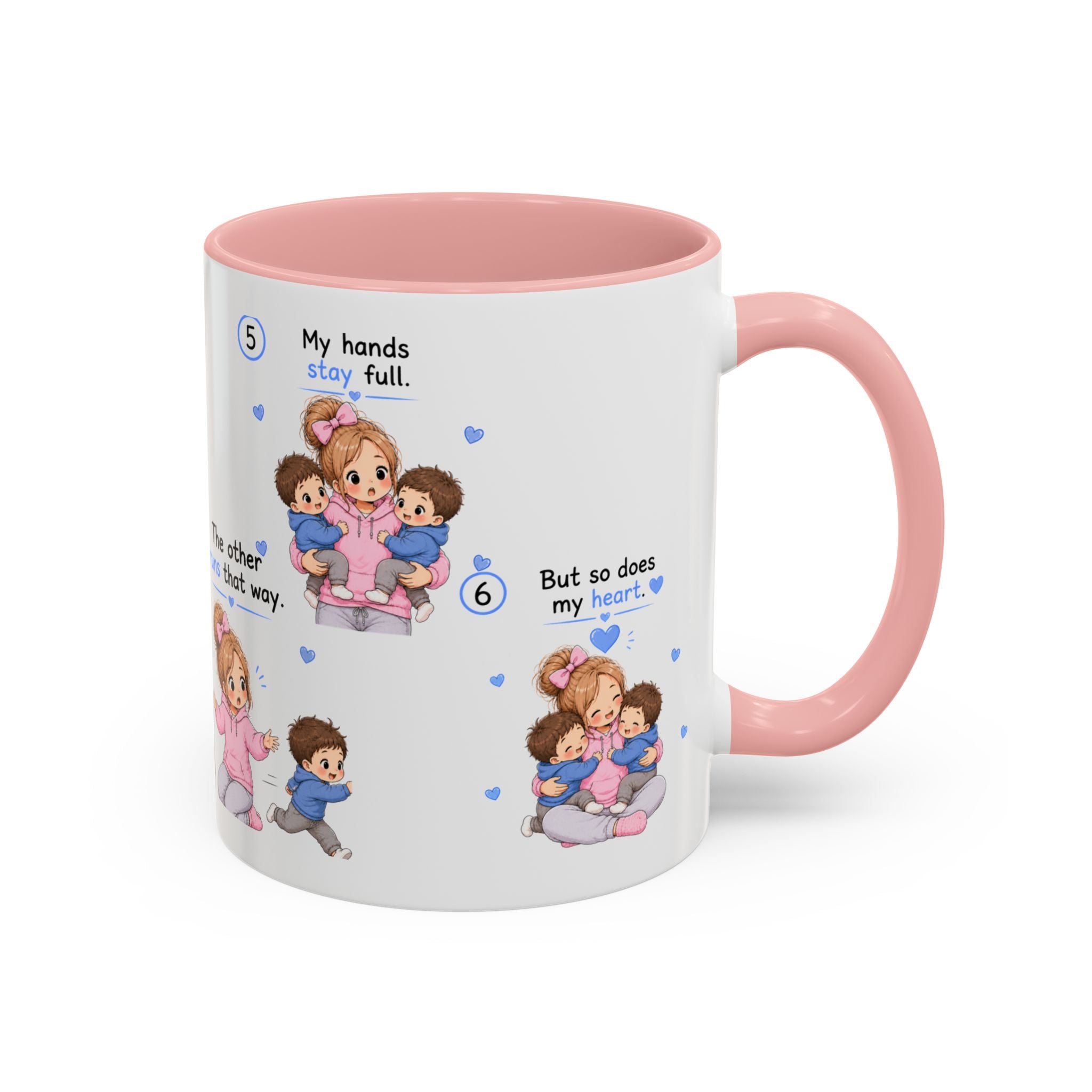 Twin Mom Mug Double the Chaos Double the Love Coffee Cup