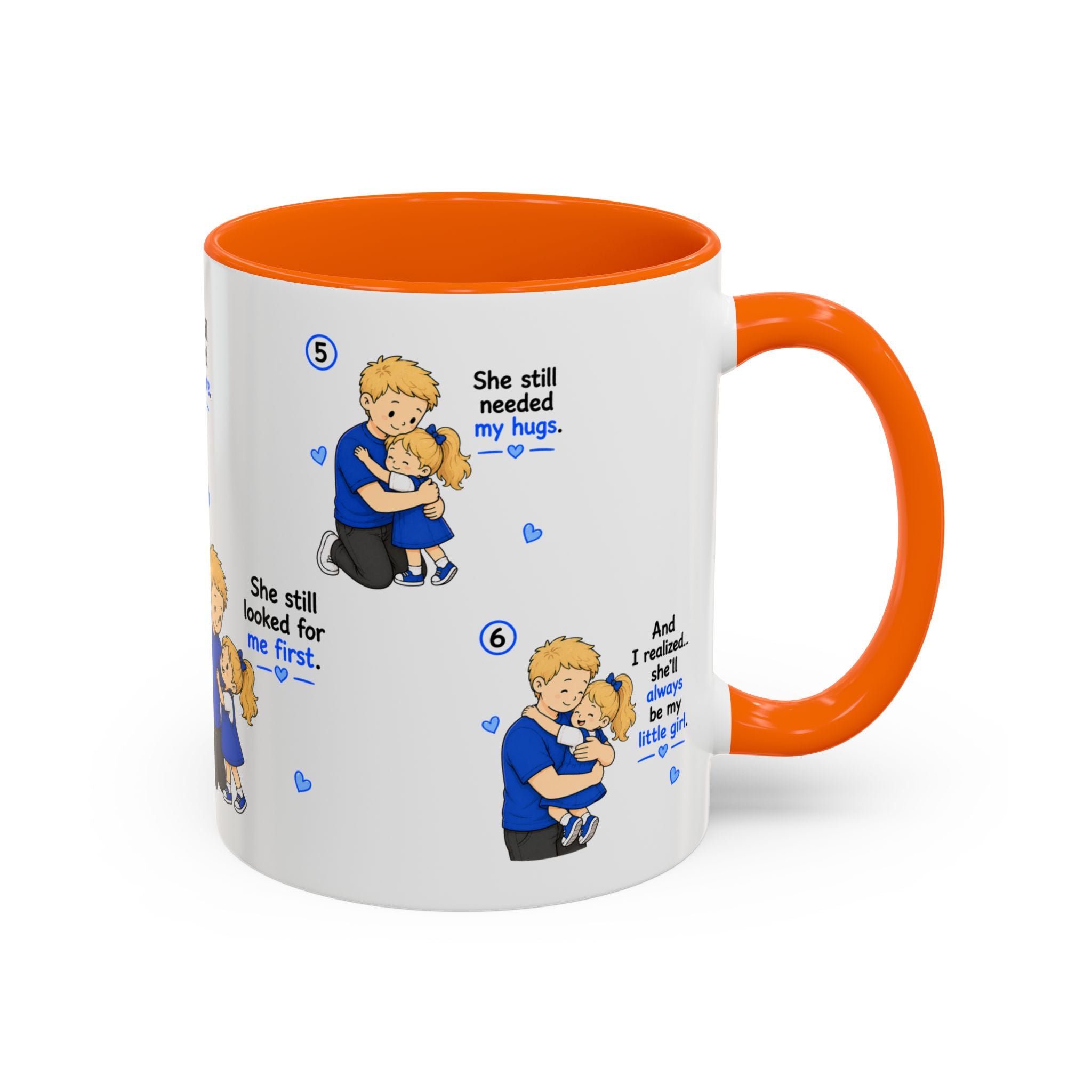 She Will Always Be My Little Girl Mug Girl Dad Gift Father Daughter Coffee Mug Dad Daughter Comic Story Mug Fathers Day Gift