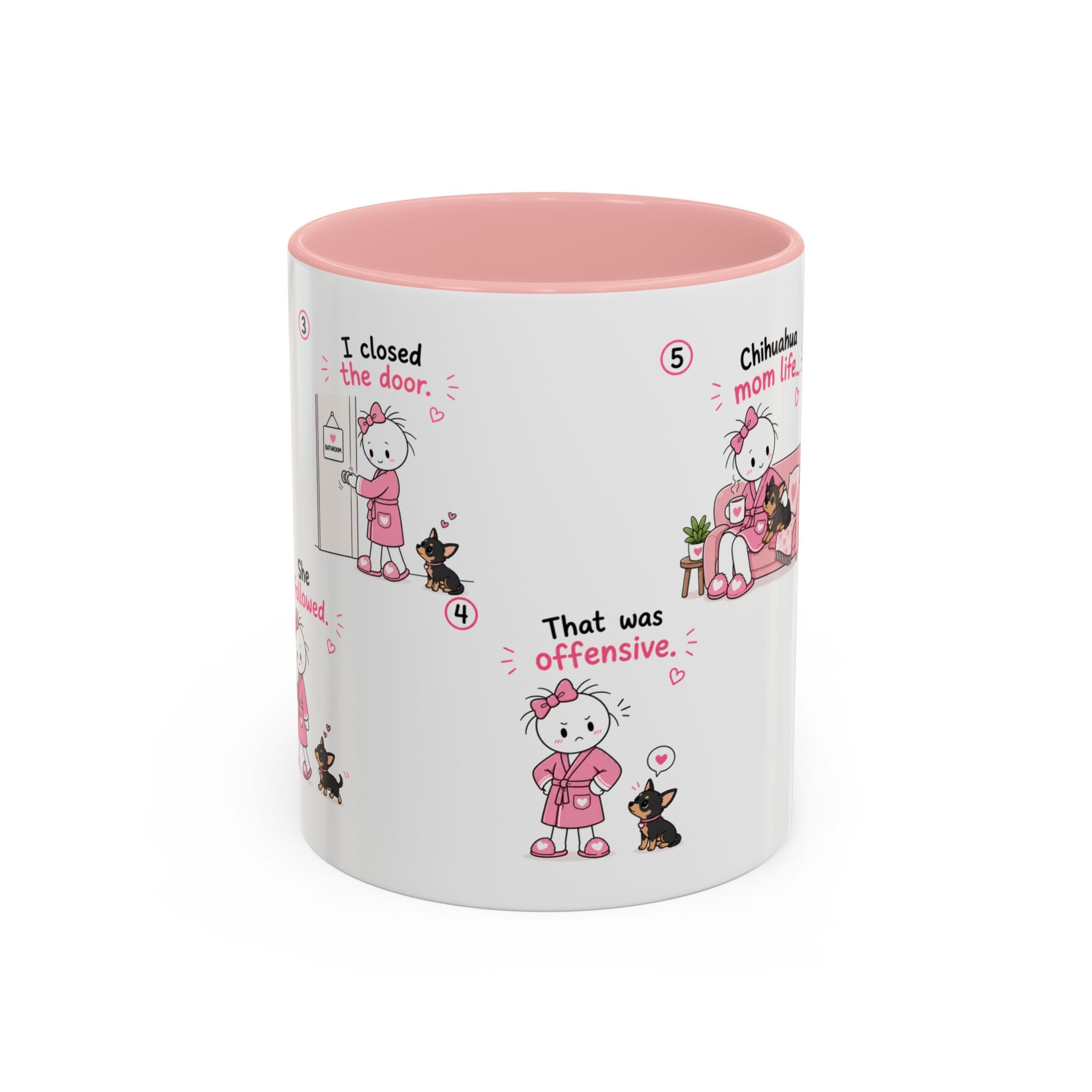 Chihuahua Mom Life Mug Funny Chihuahua Mom Gift Dog Mom Coffee Cup Chihuahua Lover Mug