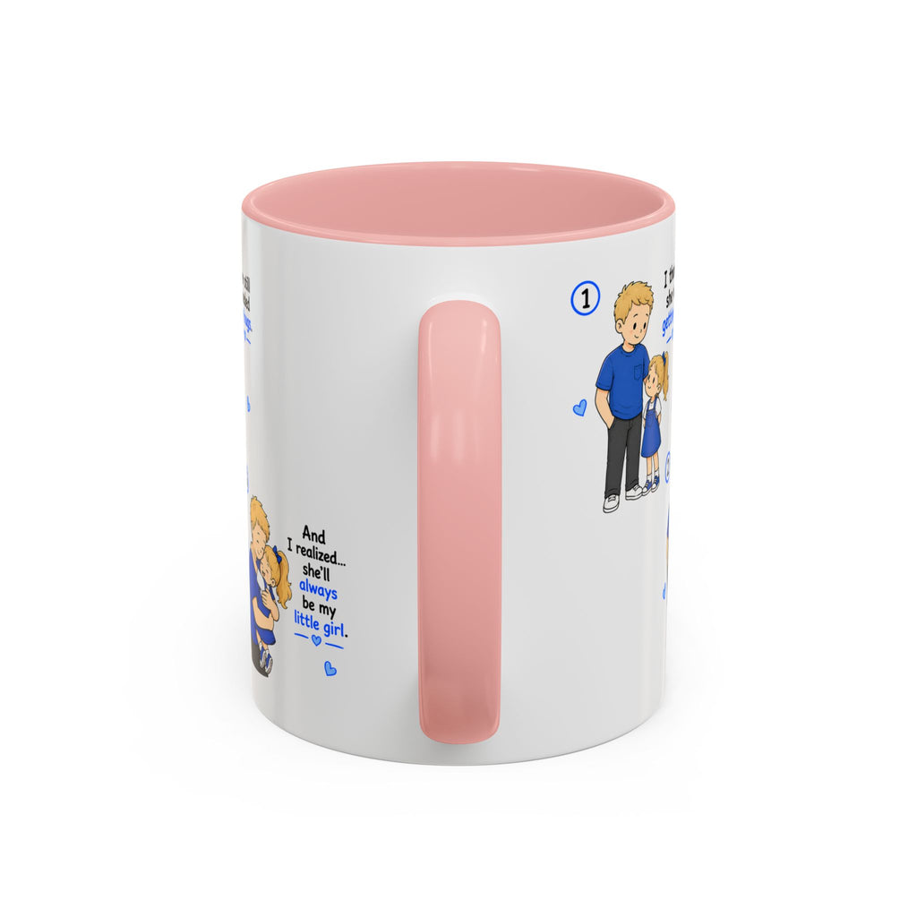 She Will Always Be My Little Girl Mug Girl Dad Gift Father Daughter Coffee Mug Dad Daughter Comic Story Mug Fathers Day Gift