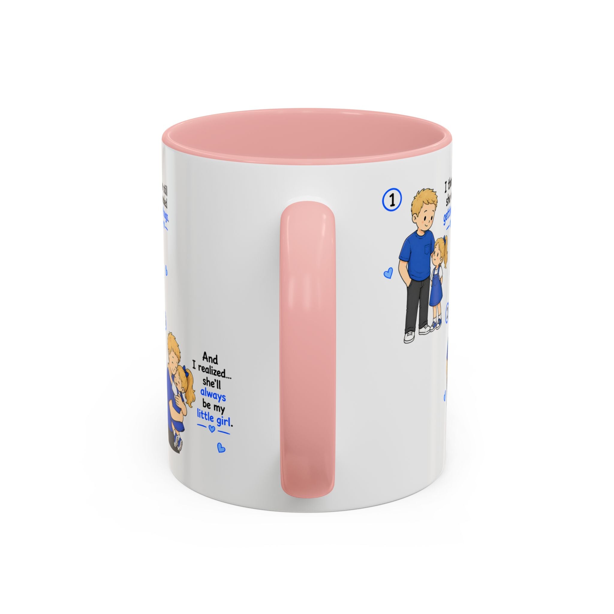 She Will Always Be My Little Girl Mug Girl Dad Gift Father Daughter Coffee Mug Dad Daughter Comic Story Mug Fathers Day Gift