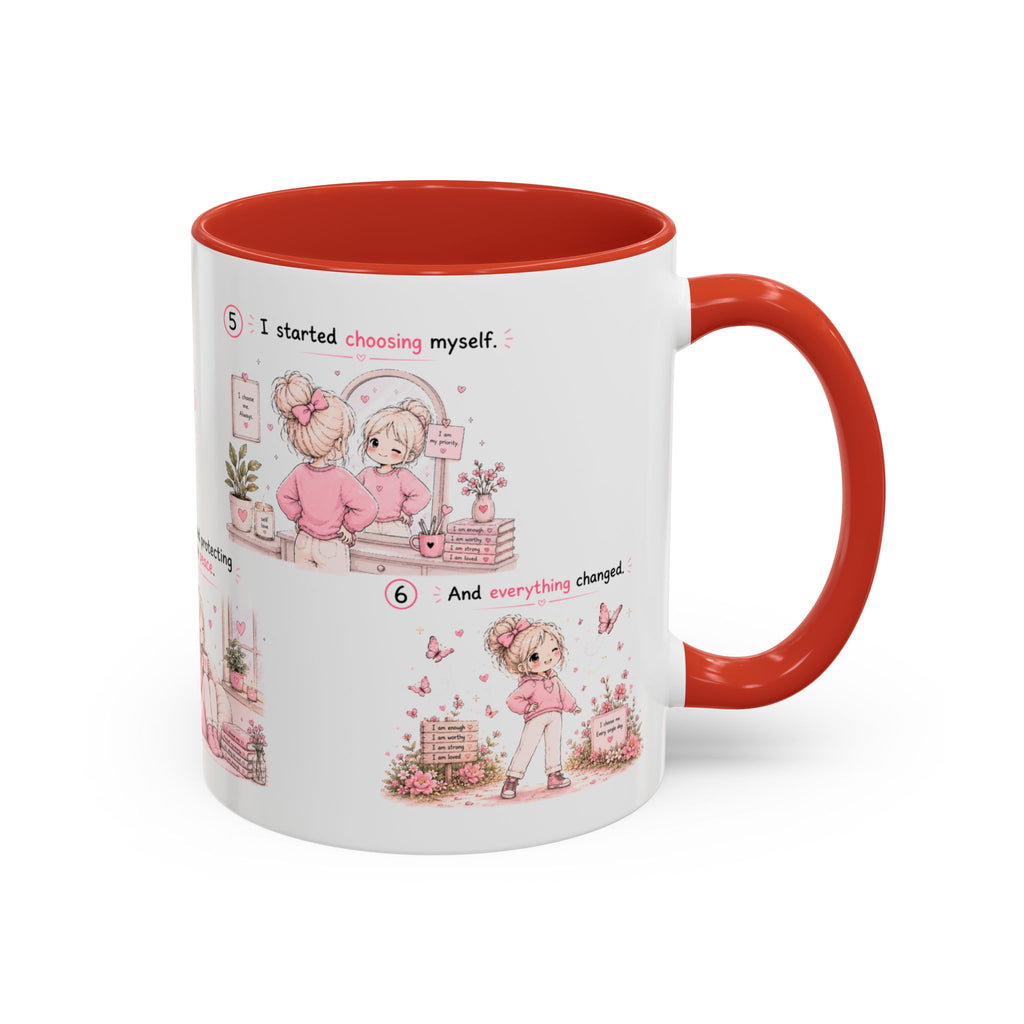 I Chose Myself Mug Self Love Healing Journey Gift for Women