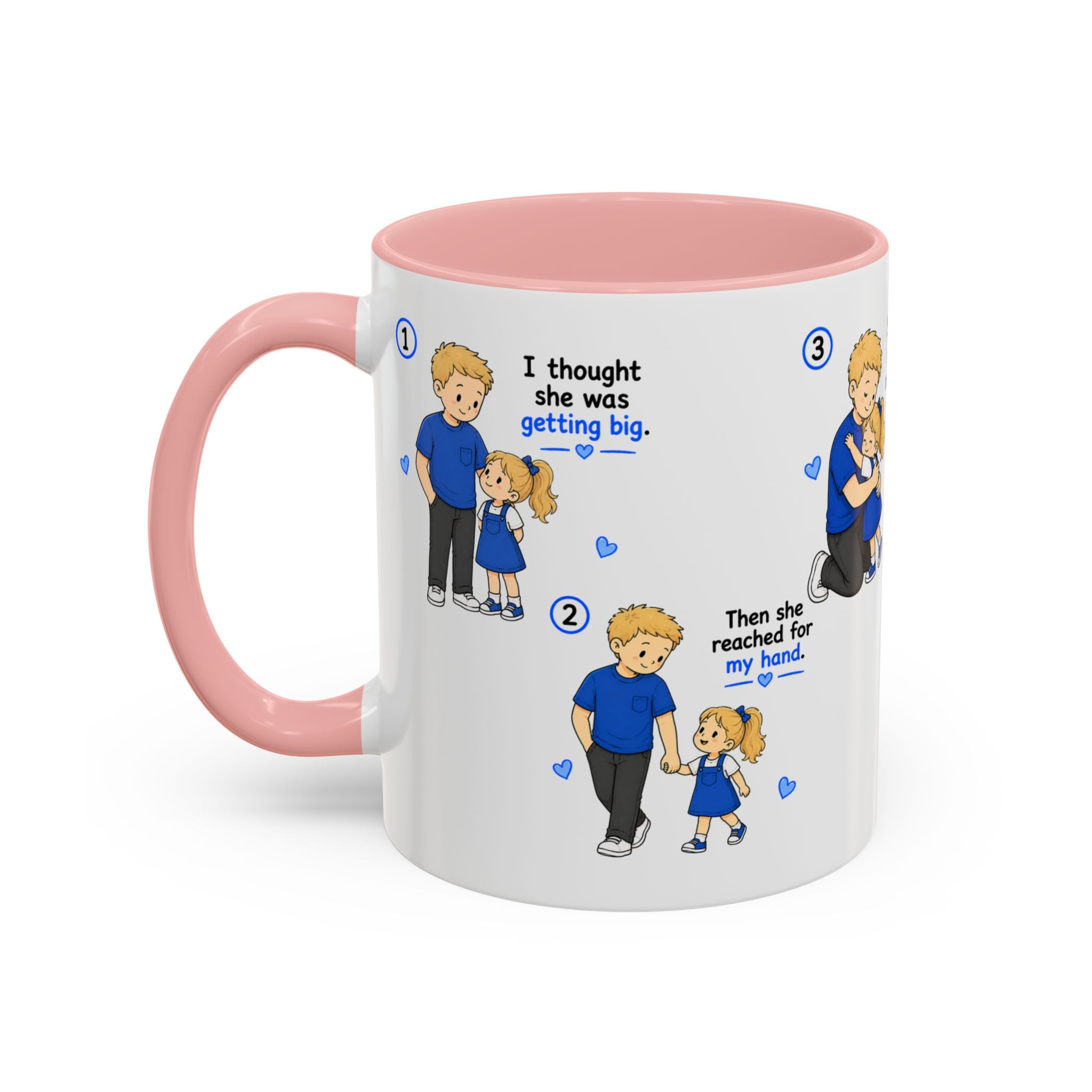 She Will Always Be My Little Girl Mug Girl Dad Gift Father Daughter Coffee Mug Dad Daughter Comic Story Mug Fathers Day Gift