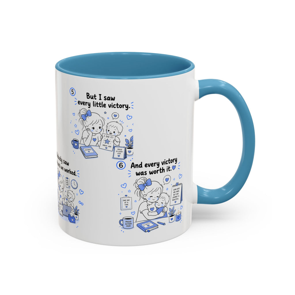 Autism Mom Coffee Mug Every Little Victory Matters