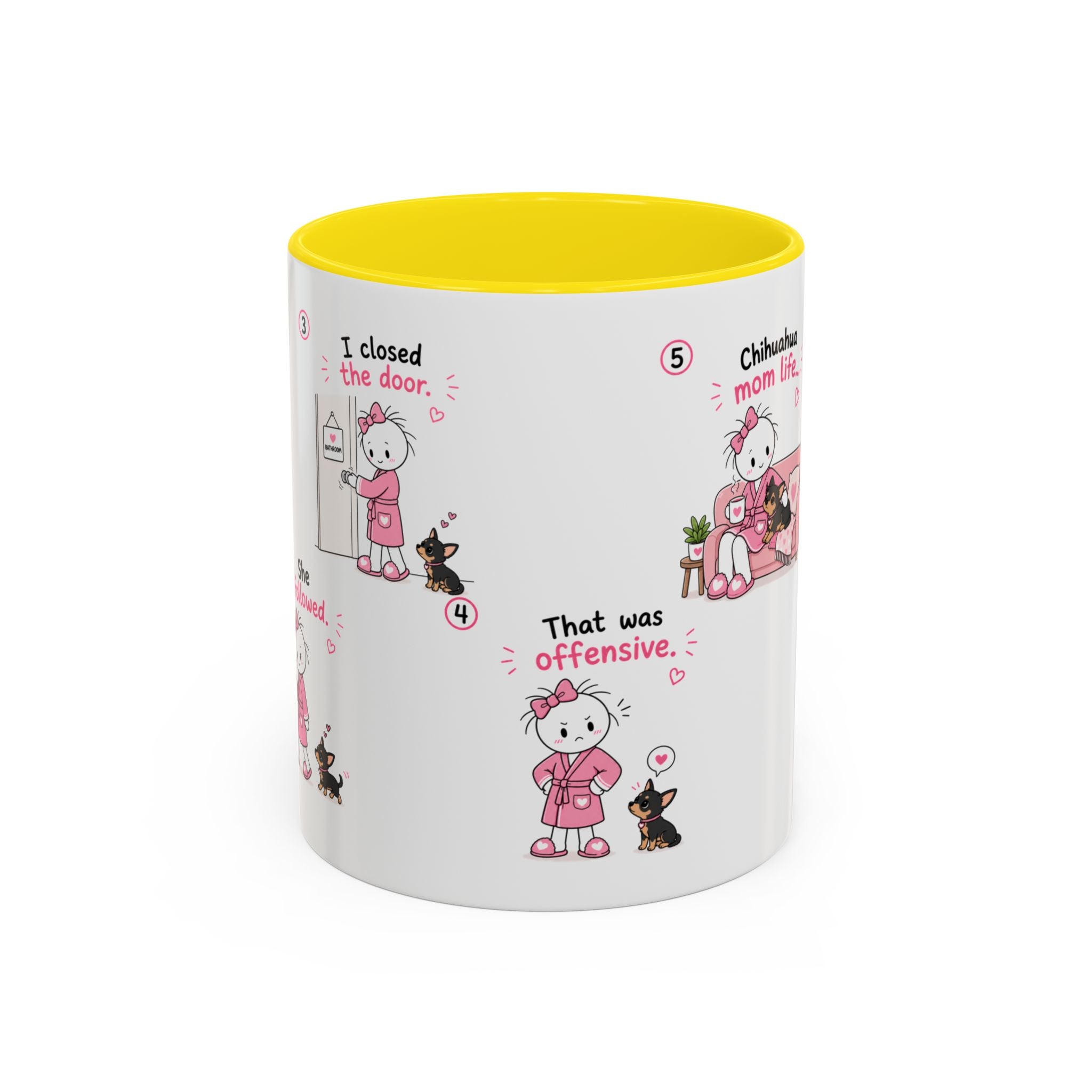 Chihuahua Mom Life Mug Funny Chihuahua Mom Gift Dog Mom Coffee Cup Chihuahua Lover Mug