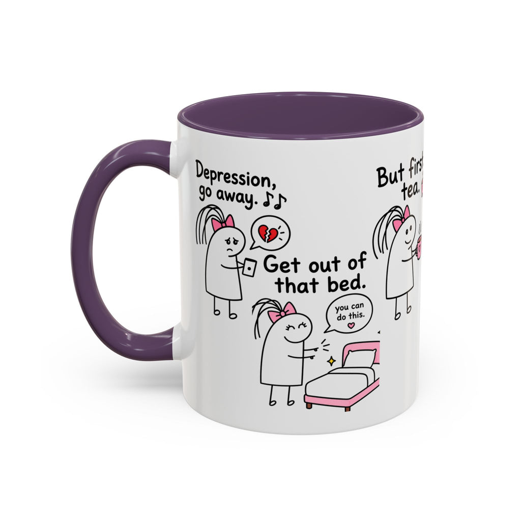 But First Tea | Funny Mental Health Cartoon