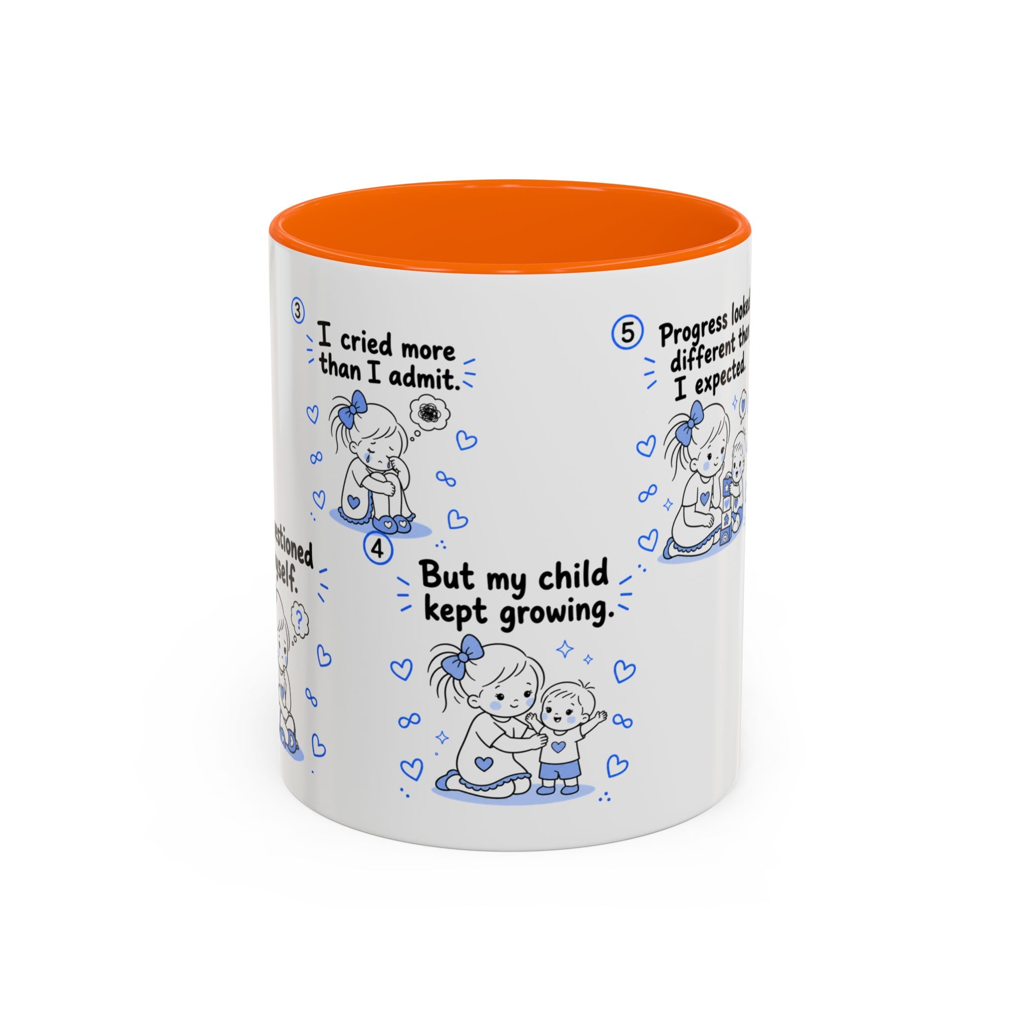Autism Mom Mug  One Day at a Time  Inspirational Coffee Cup for Special Needs Moms