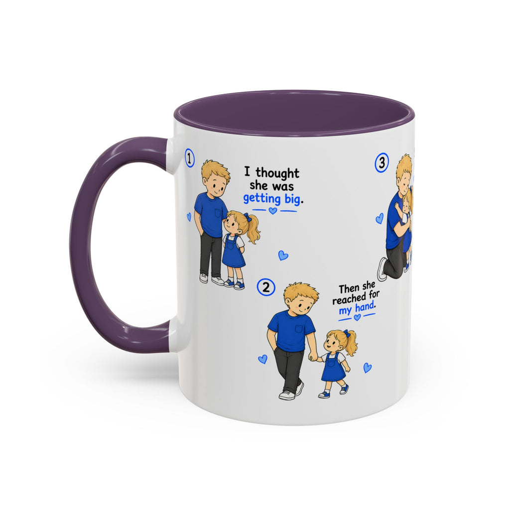 She Will Always Be My Little Girl Mug Girl Dad Gift Father Daughter Coffee Mug Dad Daughter Comic Story Mug Fathers Day Gift
