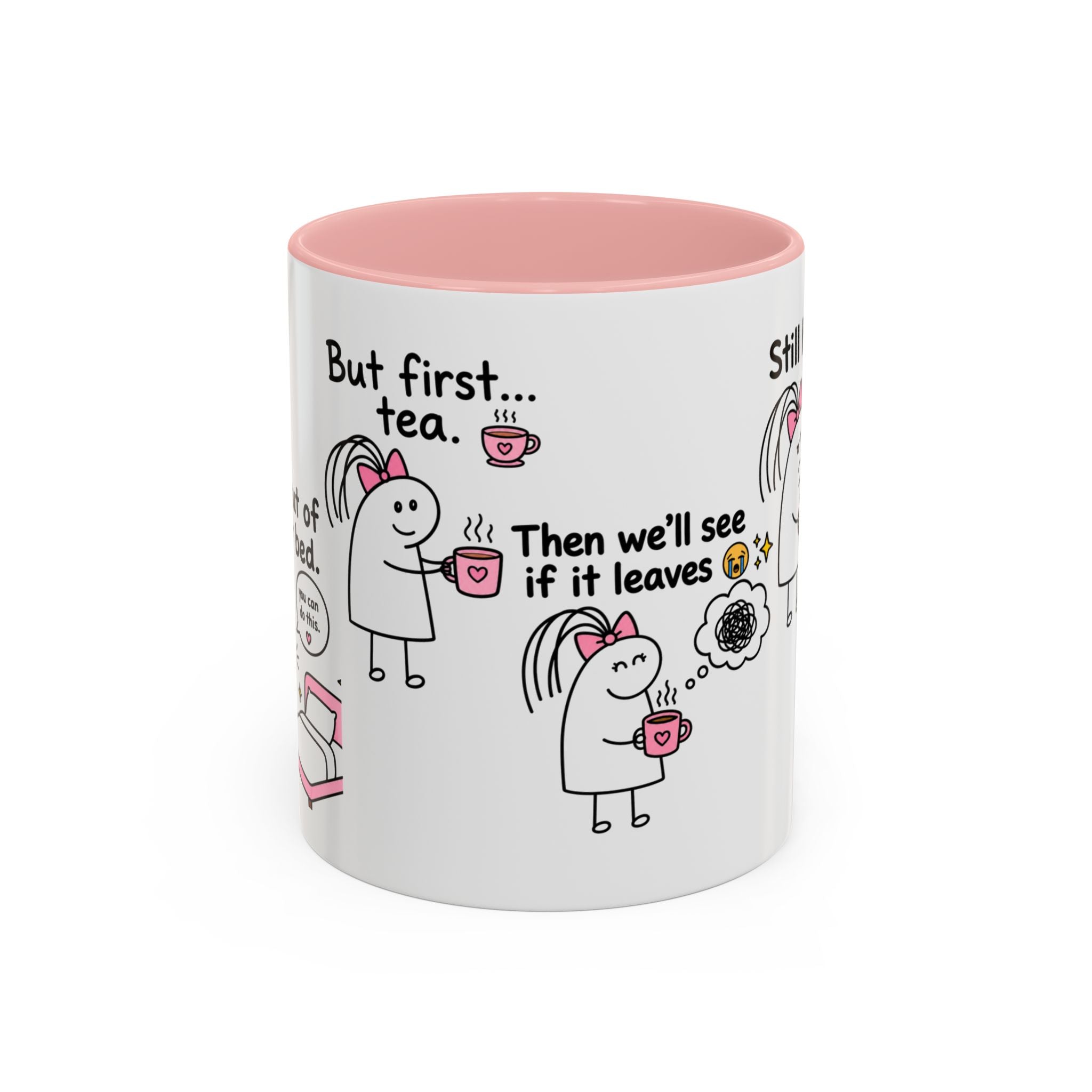 But First Tea | Funny Mental Health Cartoon