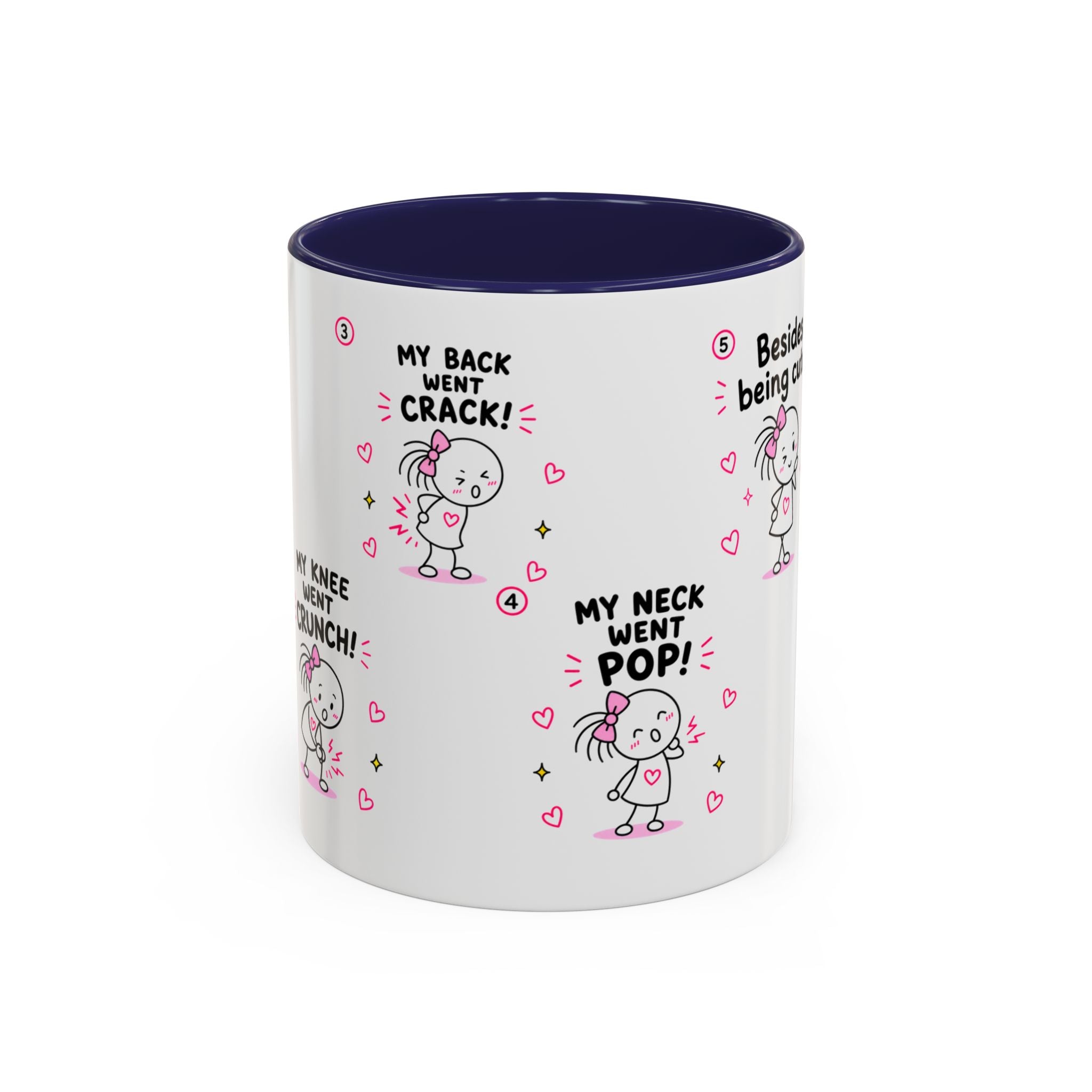 Crunchy Edition Cute Spine Puns Mug | Accent Coffee Mug