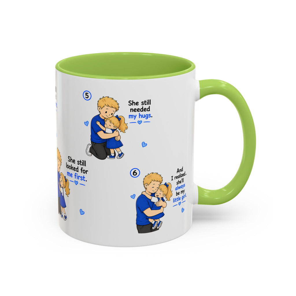 She Will Always Be My Little Girl Mug Girl Dad Gift Father Daughter Coffee Mug Dad Daughter Comic Story Mug Fathers Day Gift