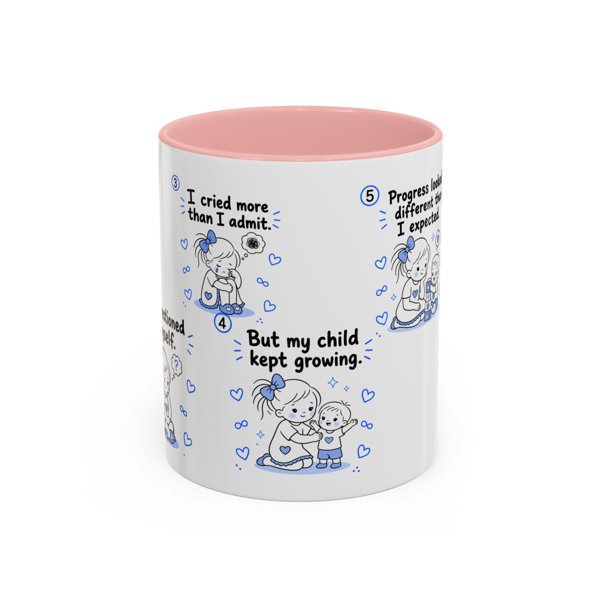 Autism Mom Mug  One Day at a Time  Inspirational Coffee Cup for Special Needs Moms