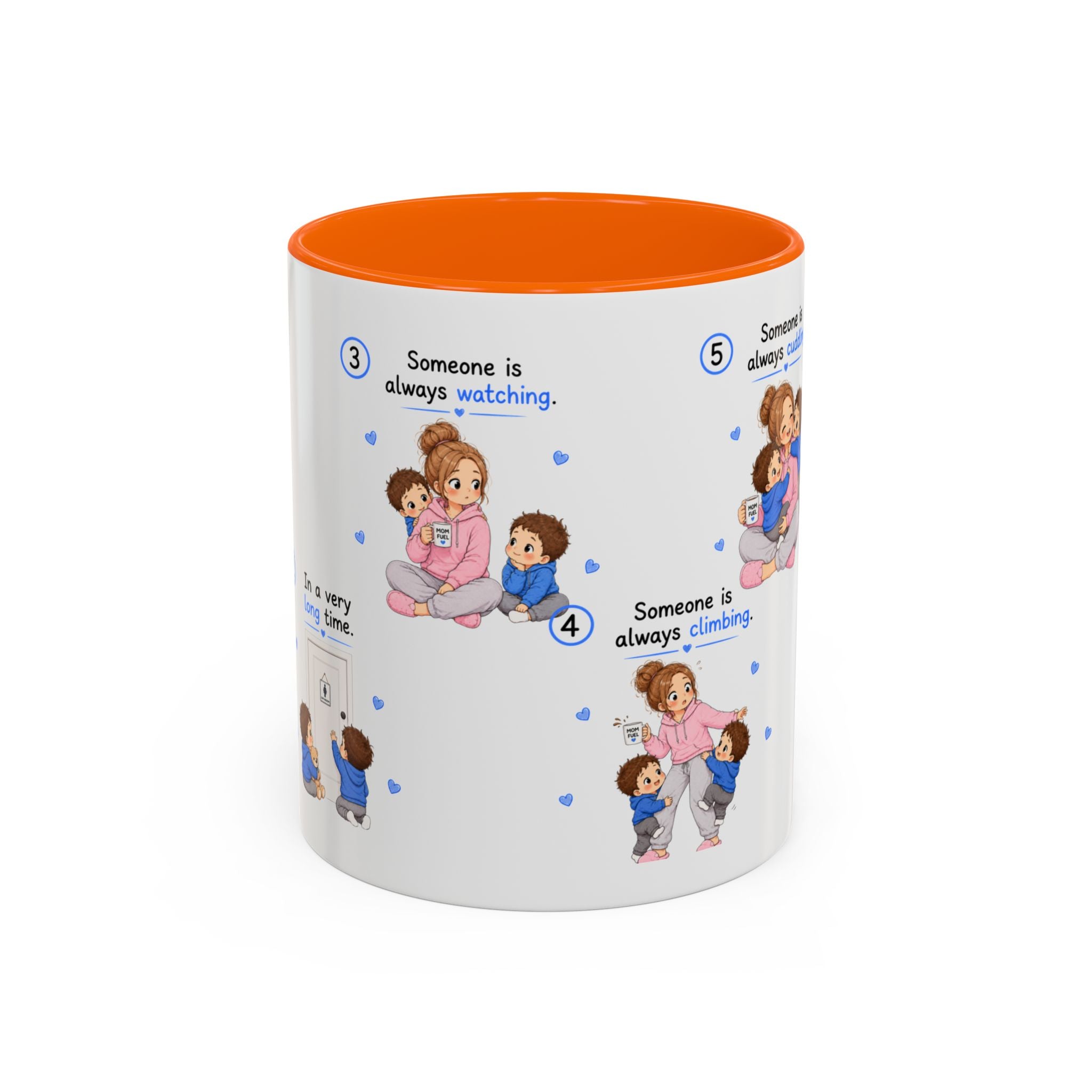 Twin Mom Coffee Mug Someone Is Always Cuddling Gift for Moms of Twins