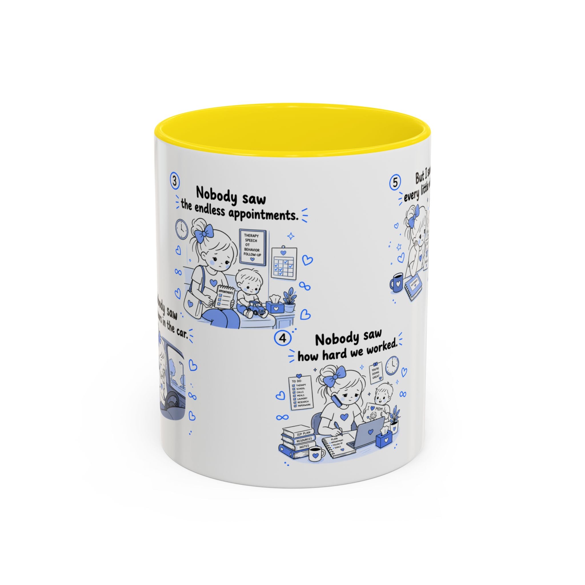 Autism Mom Coffee Mug Every Little Victory Matters