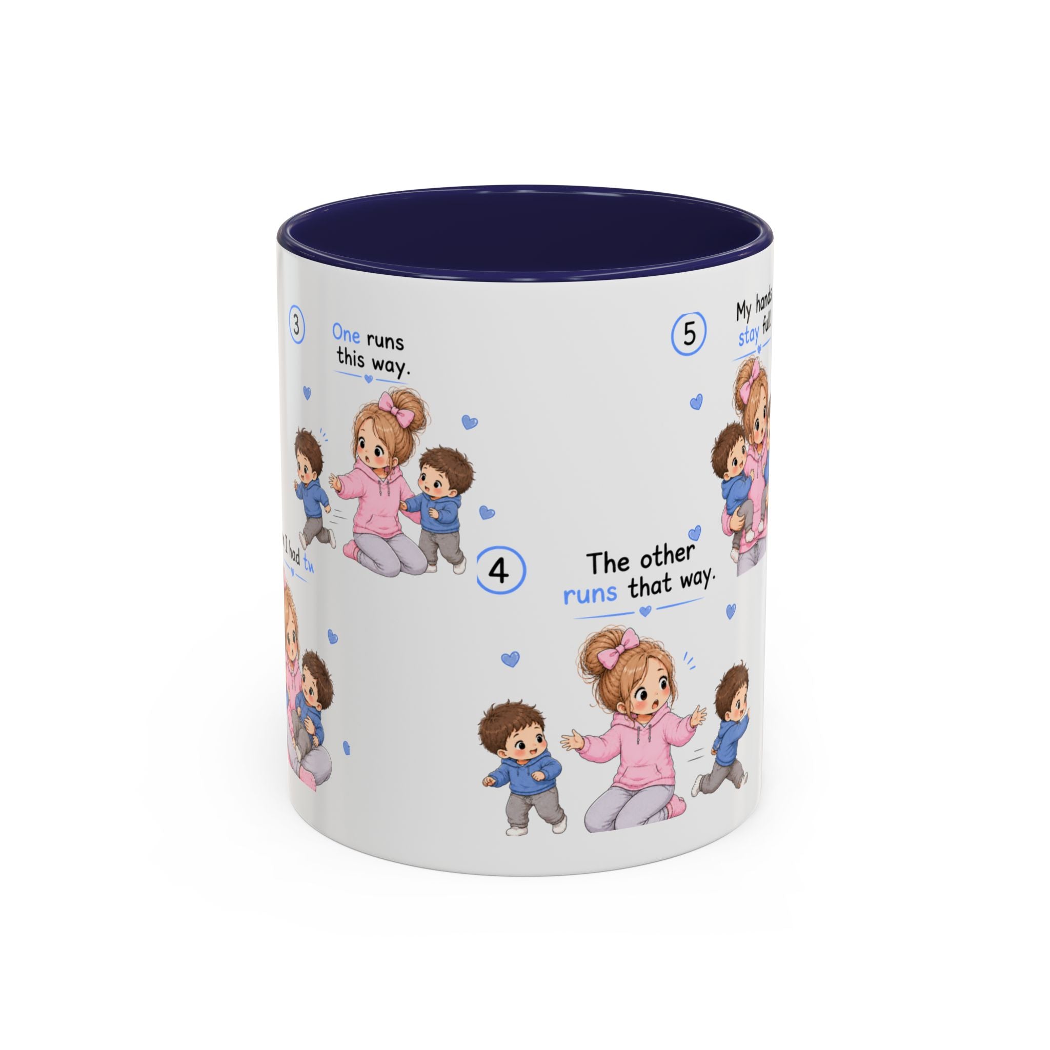 Twin Mom Mug Double the Chaos Double the Love Coffee Cup