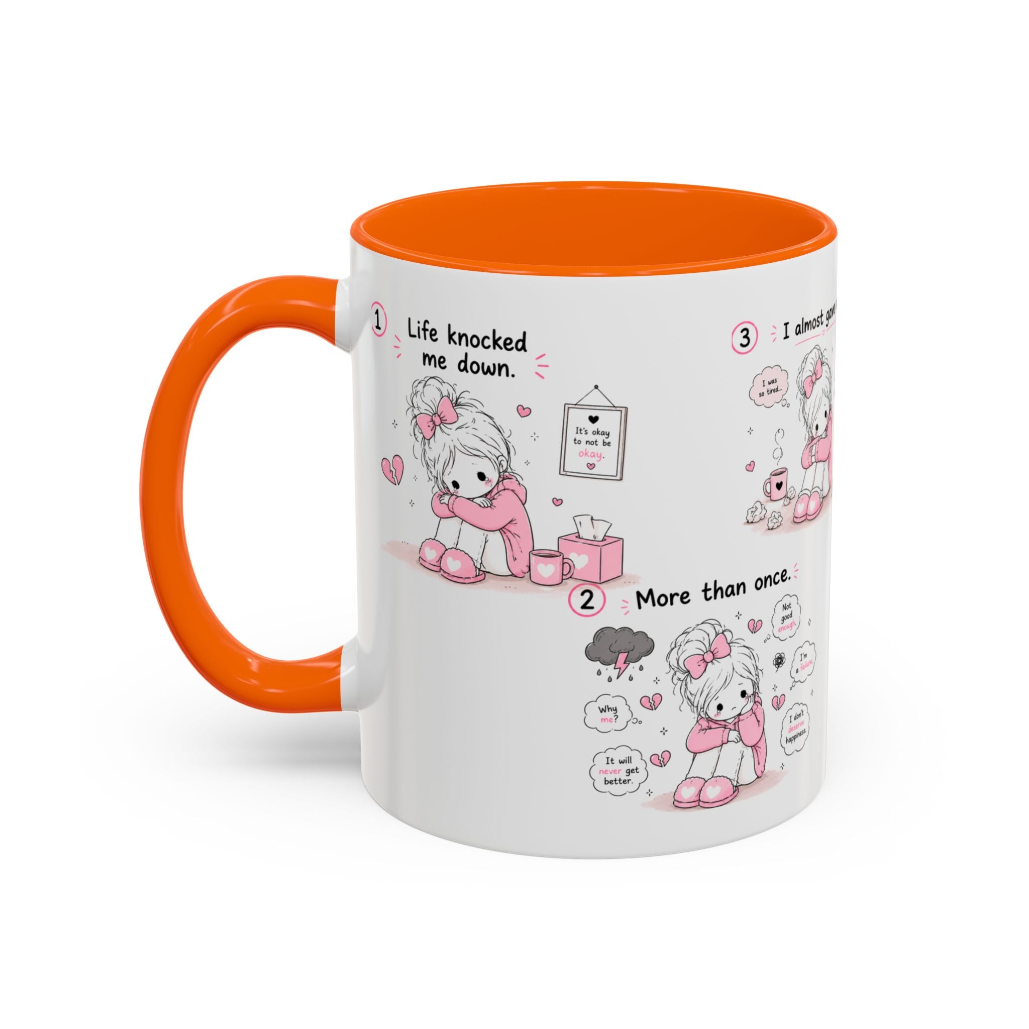 She Rose Anyway Mug Self Love Healing Journey Coffee Cup Gift for Women
