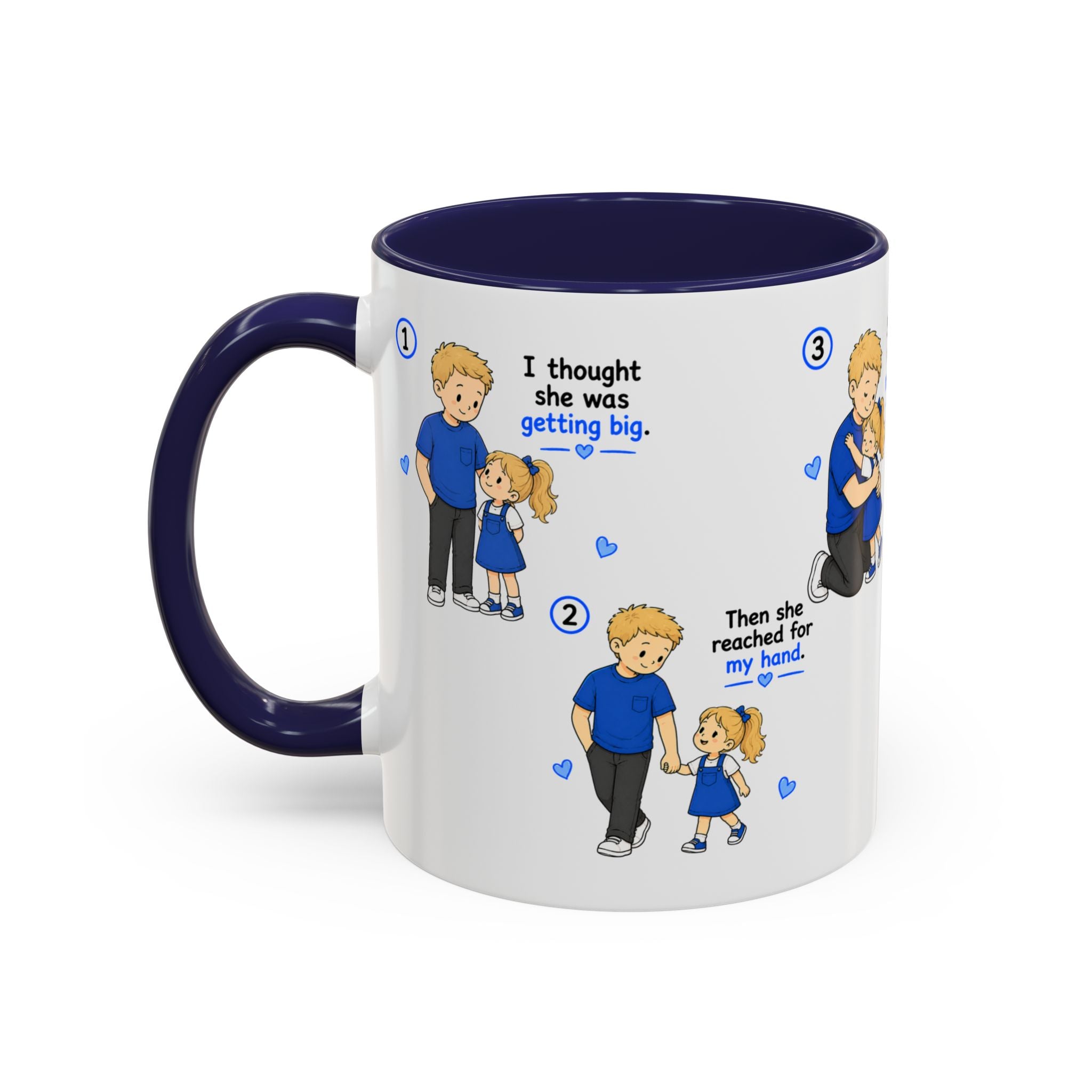 She Will Always Be My Little Girl Mug Girl Dad Gift Father Daughter Coffee Mug Dad Daughter Comic Story Mug Fathers Day Gift