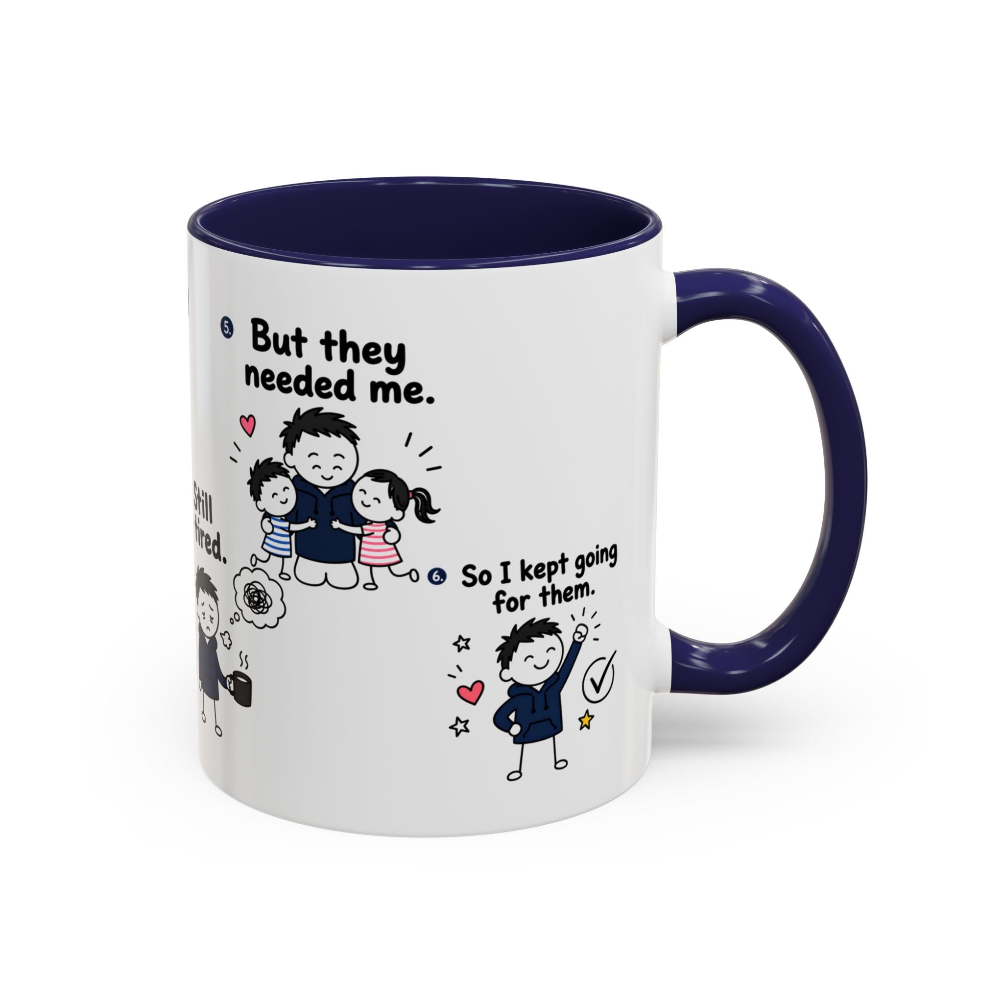 Still Tired Dad Mug, Dad Duties Called Coffee Mug, Funny Fatherhood Gift, Dad Life Mug, Gift for Dad, New Dad Present