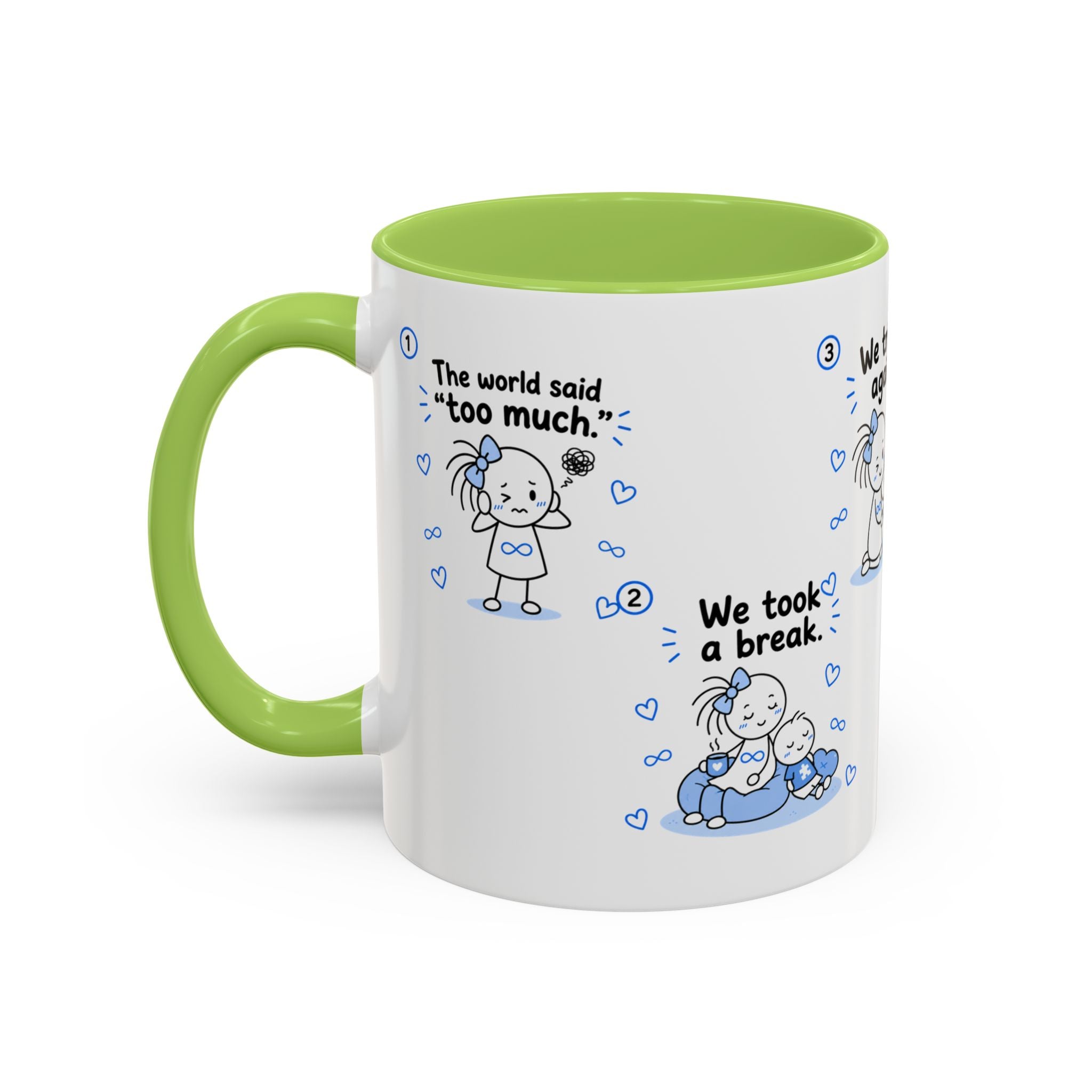 Autism Moms Dont Quit Mug Autism Mom Gift Special Needs Parent Coffee Cup