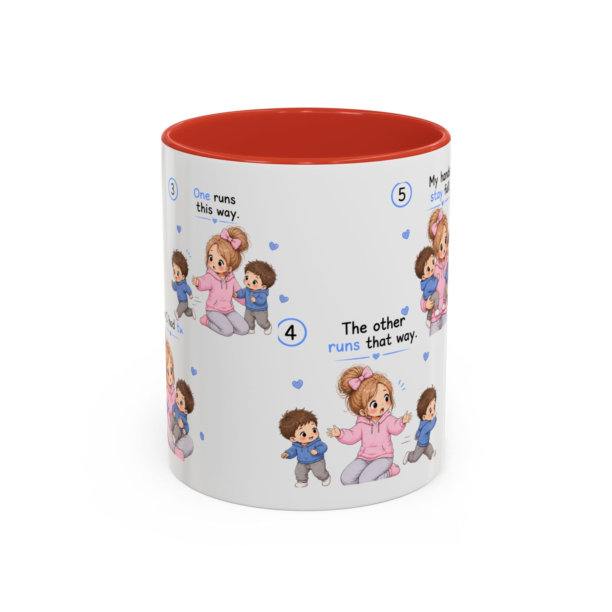 Twin Mom Mug Double the Chaos Double the Love Coffee Cup