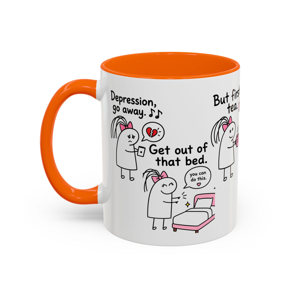 But First Tea | Funny Mental Health Cartoon