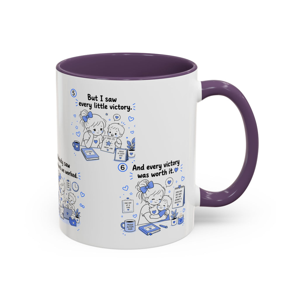 Autism Mom Coffee Mug Every Little Victory Matters