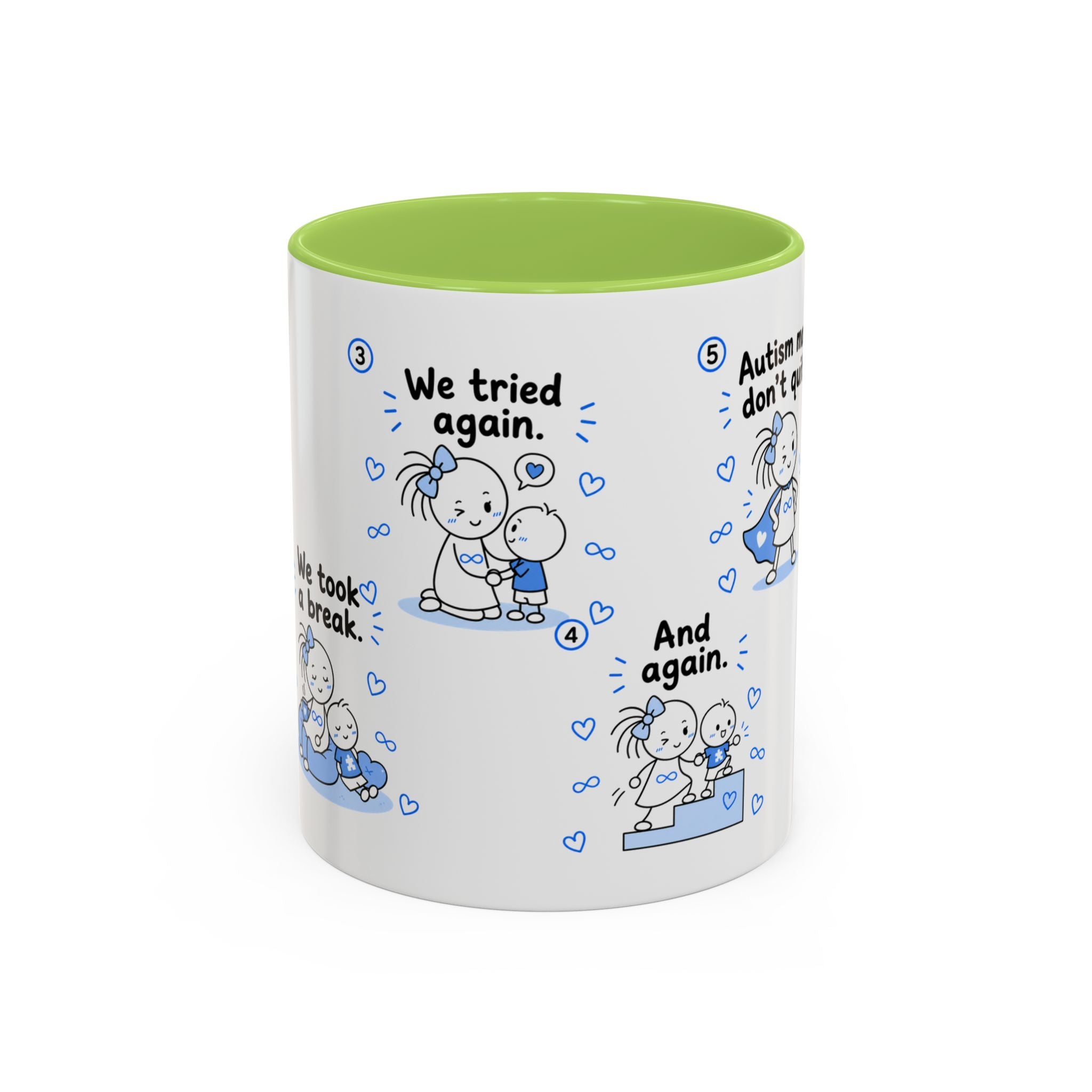 Autism Moms Dont Quit Mug Autism Mom Gift Special Needs Parent Coffee Cup