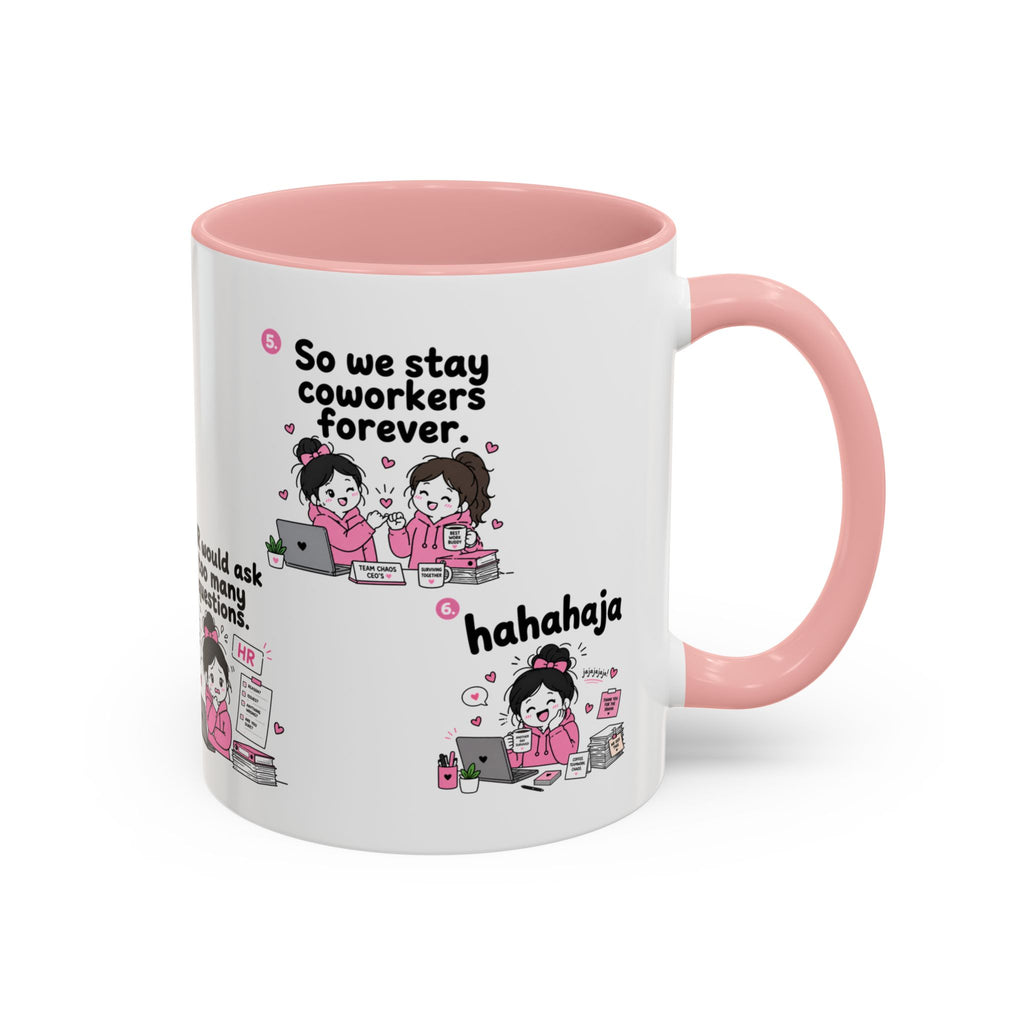 Work Bestie Mug Funny Coworker Gift Office Friendship Coffee Cup
