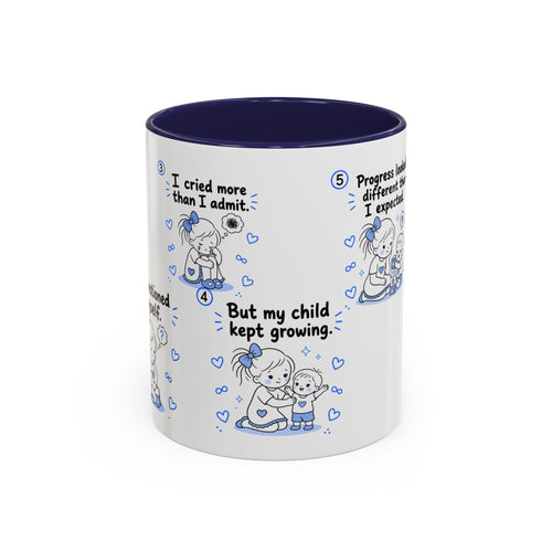 Autism Mom Mug  One Day at a Time  Inspirational Coffee Cup for Special Needs Moms