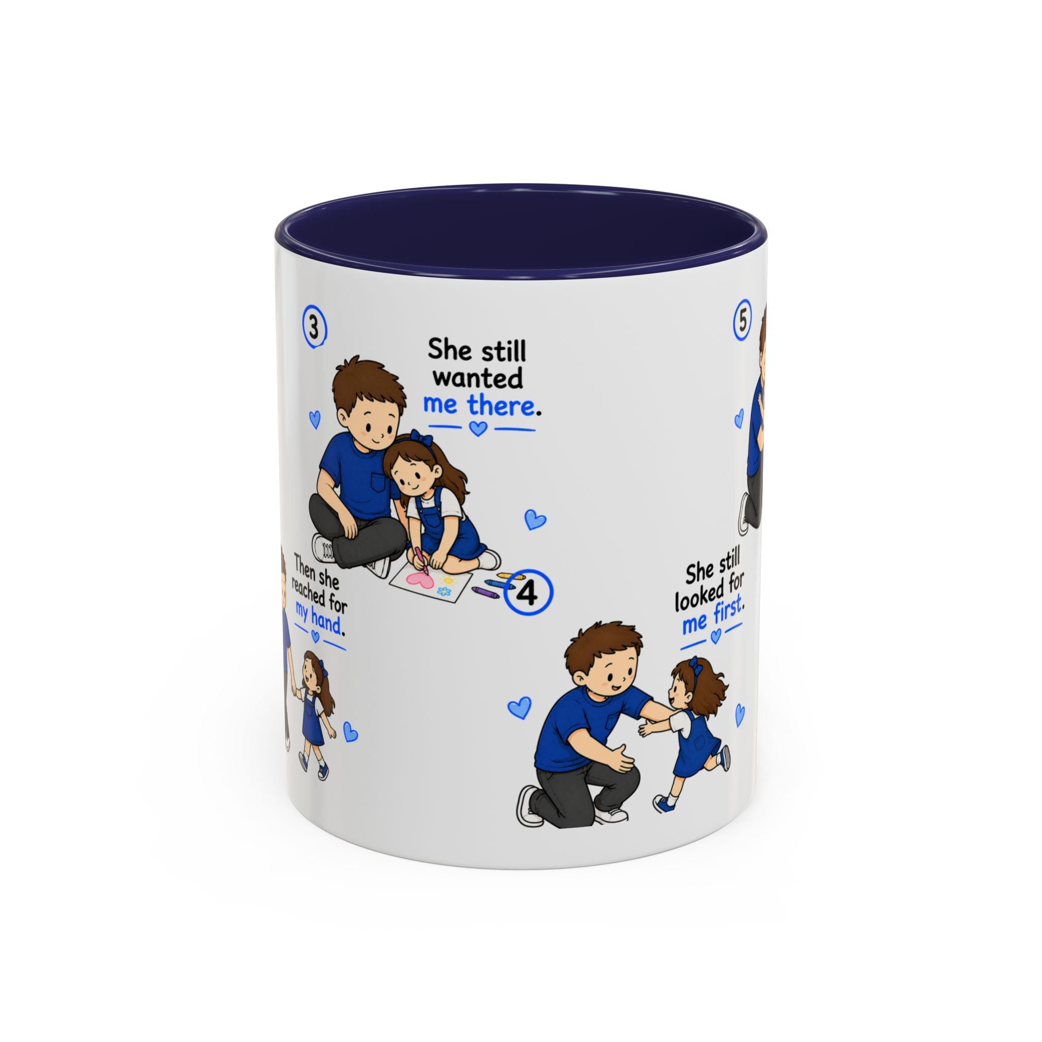 She Will Always Be My Little Girl Mug Dad Daughter Gift Girl Dad Coffee Mug Father Daughter Comic Mug Fathers Day Gift
