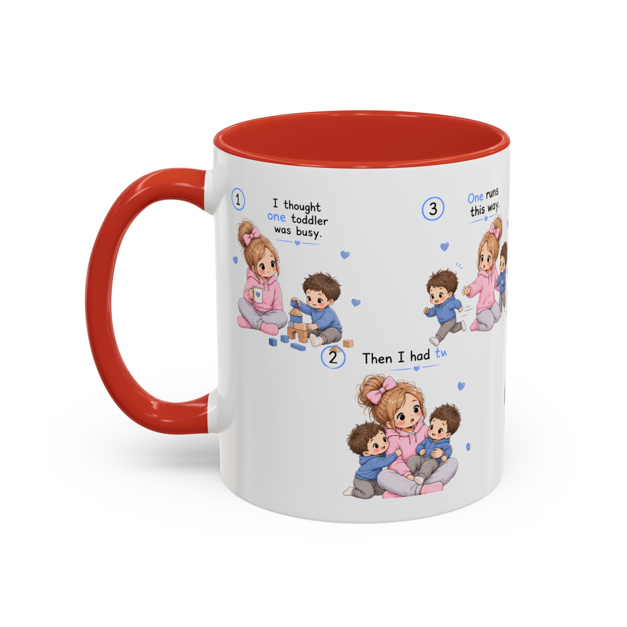 Twin Mom Mug Double the Chaos Double the Love Coffee Cup