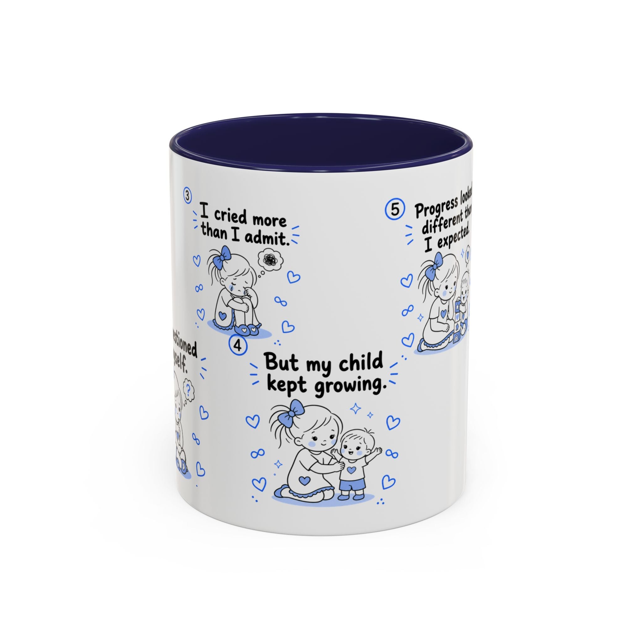 Autism Mom Mug  One Day at a Time  Inspirational Coffee Cup for Special Needs Moms