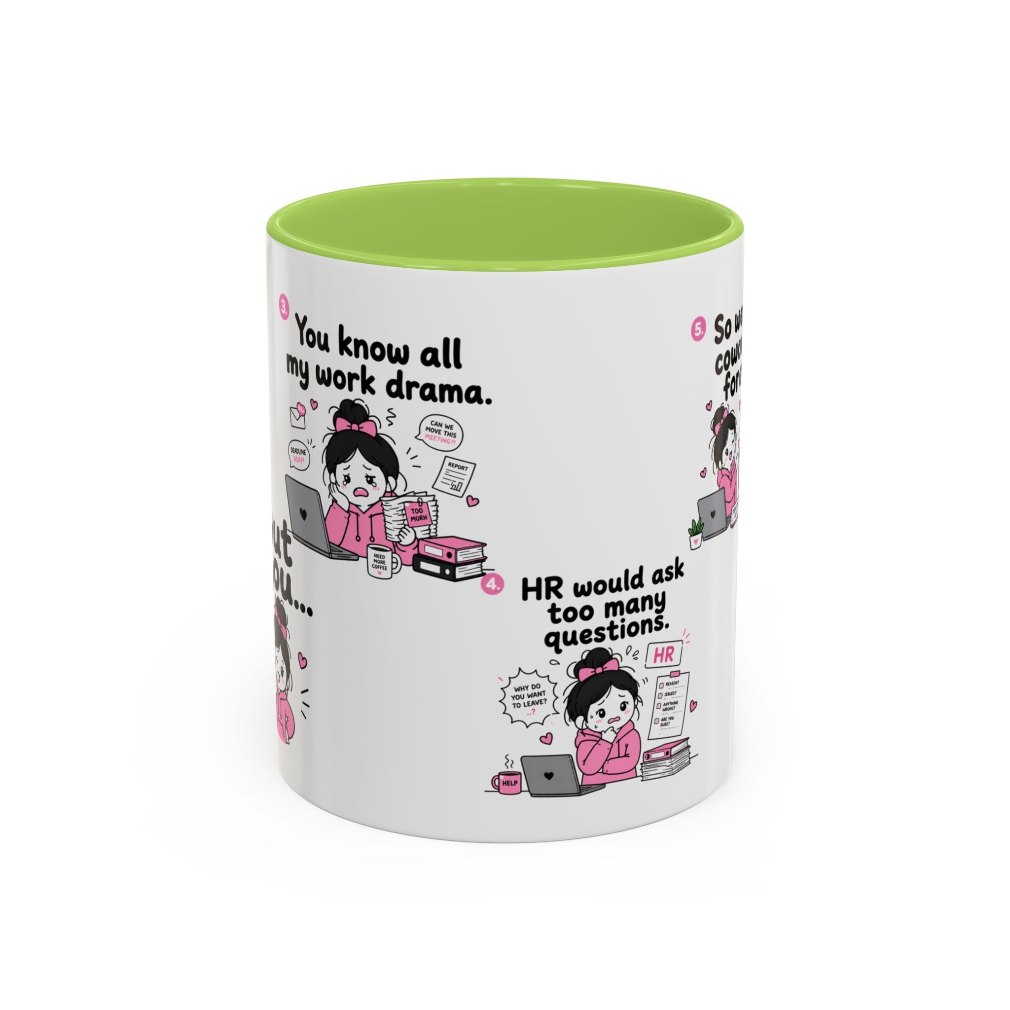Work Bestie Mug Funny Coworker Gift Office Friendship Coffee Cup