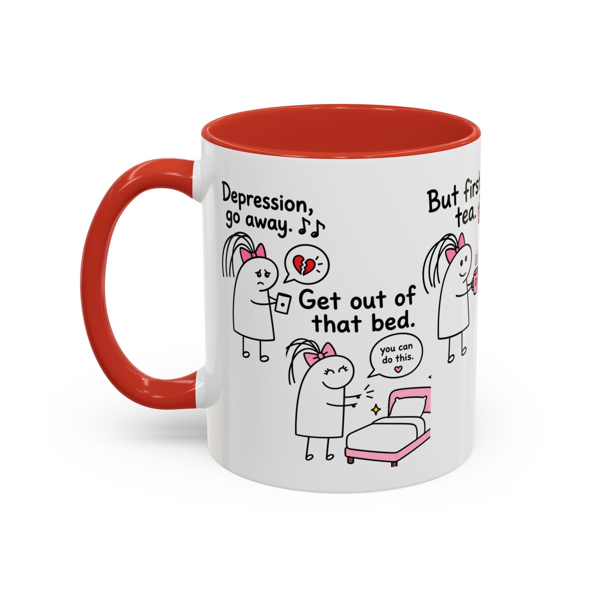 But First Tea | Funny Mental Health Cartoon