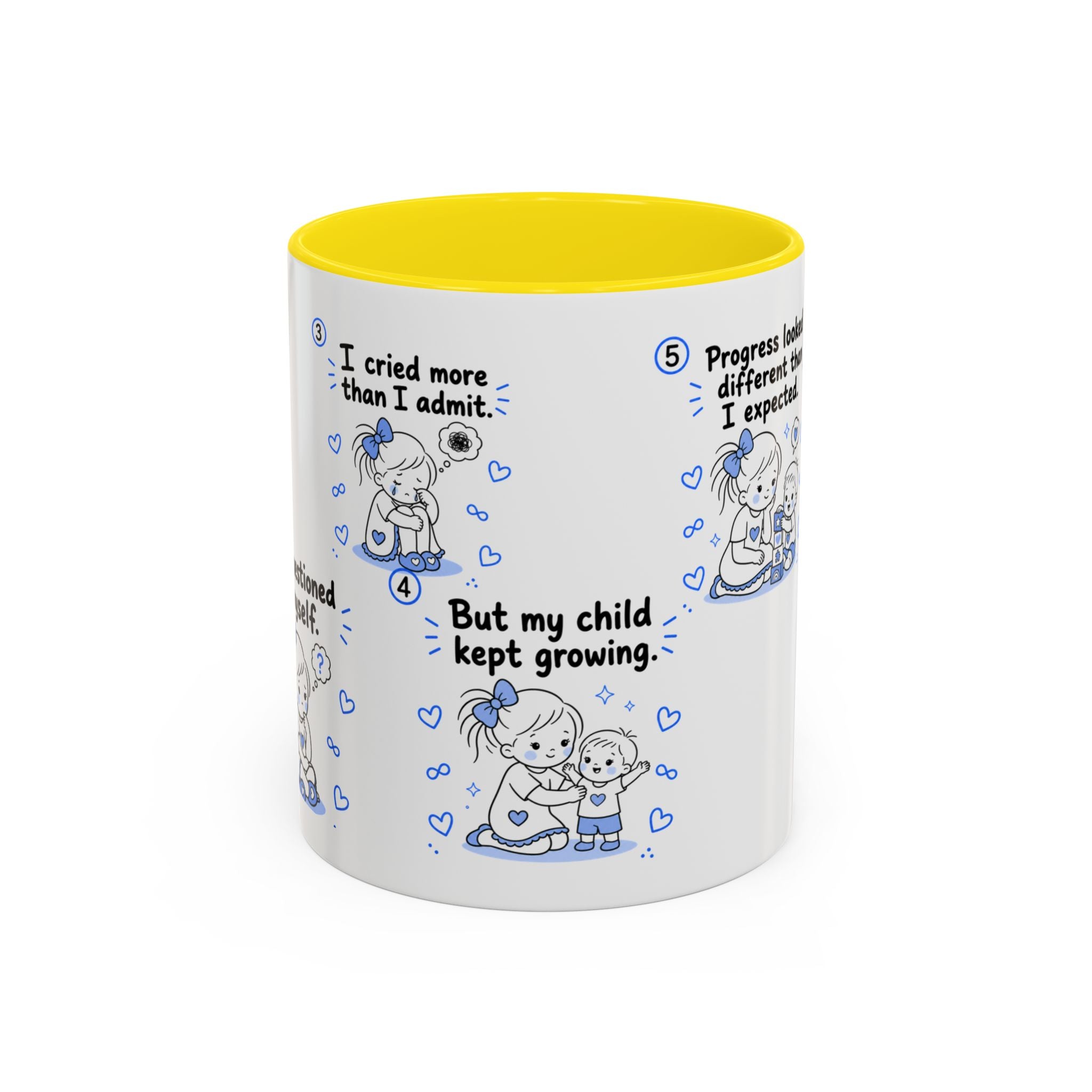 Autism Mom Mug  One Day at a Time  Inspirational Coffee Cup for Special Needs Moms