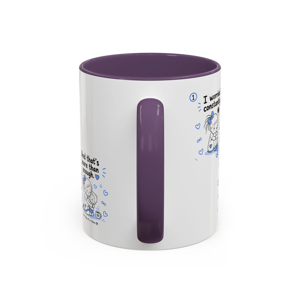 Autism Mom Mug  One Day at a Time  Inspirational Coffee Cup for Special Needs Moms
