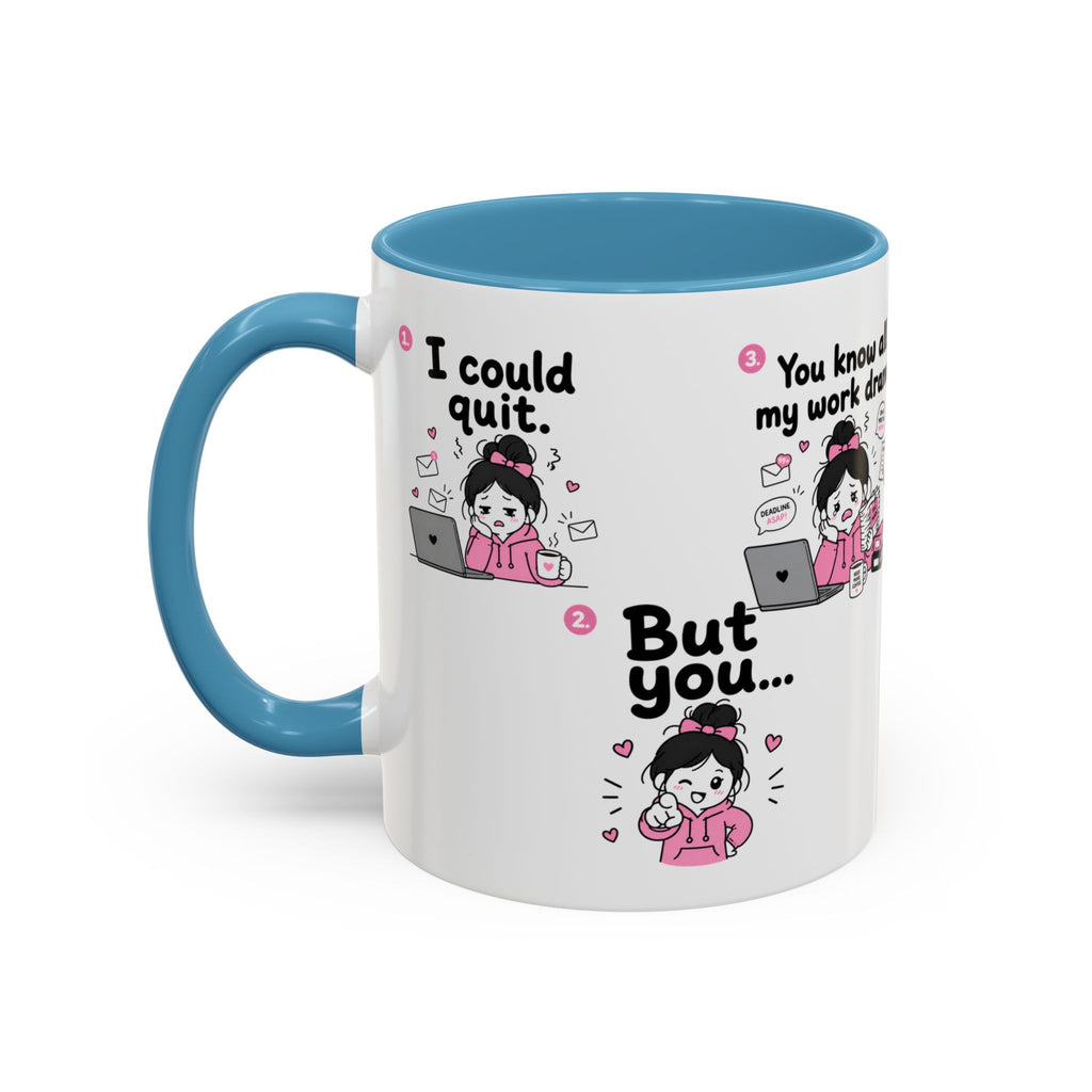 Work Bestie Mug Funny Coworker Gift Office Friendship Coffee Cup