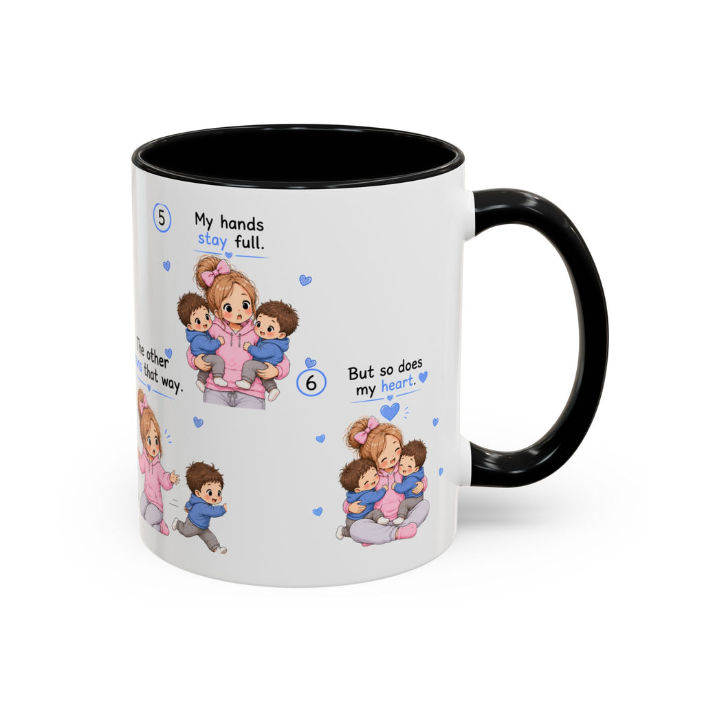 Twin Mom Mug Double the Chaos Double the Love Coffee Cup