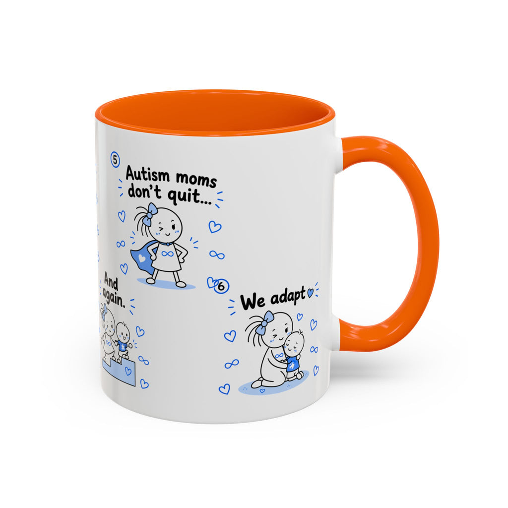 Autism Moms Dont Quit Mug Autism Mom Gift Special Needs Parent Coffee Cup