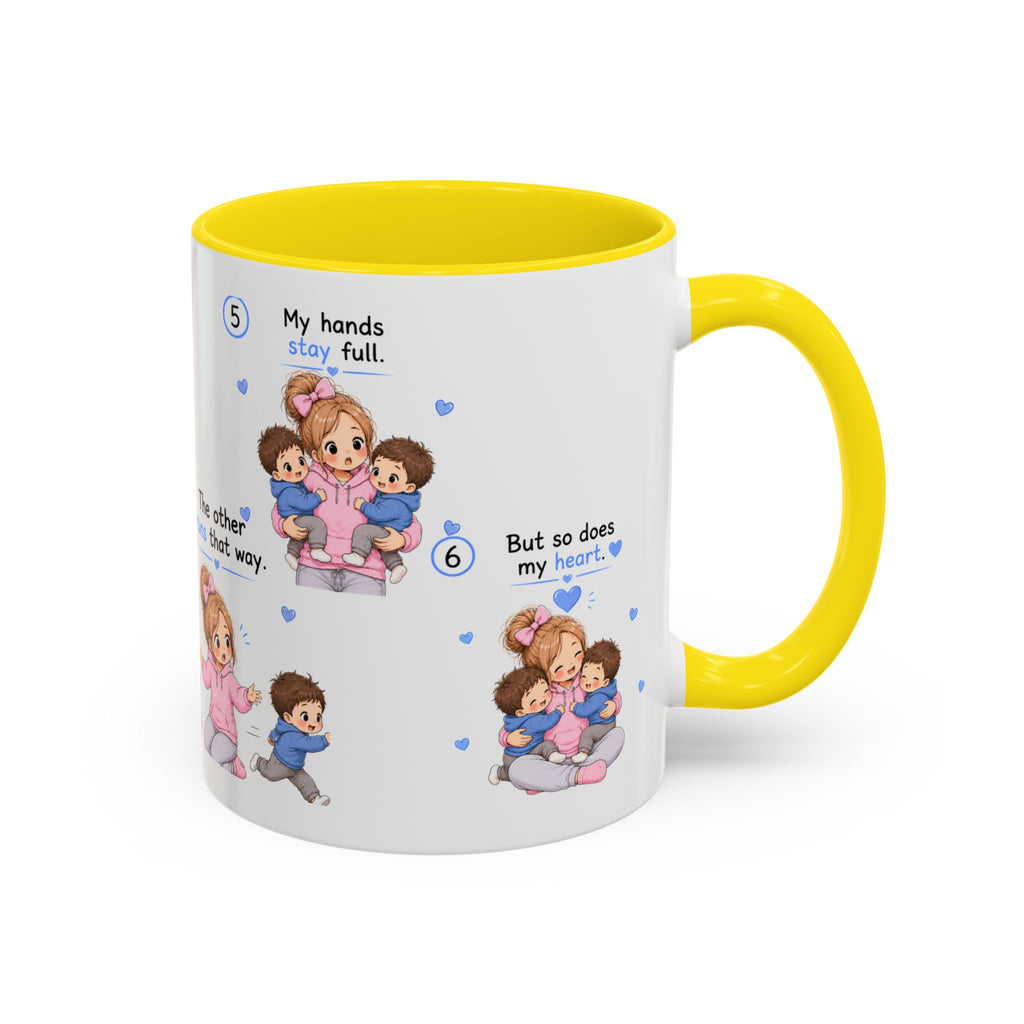 Twin Mom Mug Double the Chaos Double the Love Coffee Cup