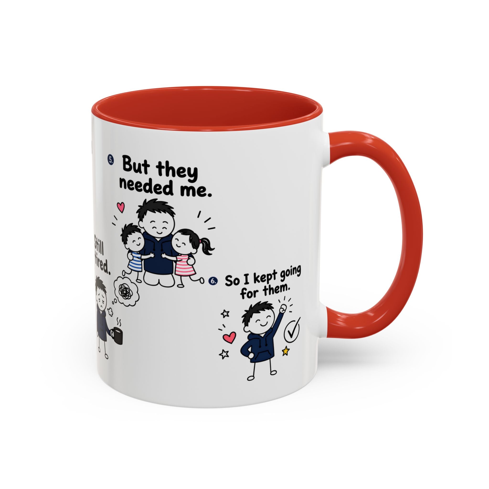 Still Tired Dad Mug, Dad Duties Called Coffee Mug, Funny Fatherhood Gift, Dad Life Mug, Gift for Dad, New Dad Present