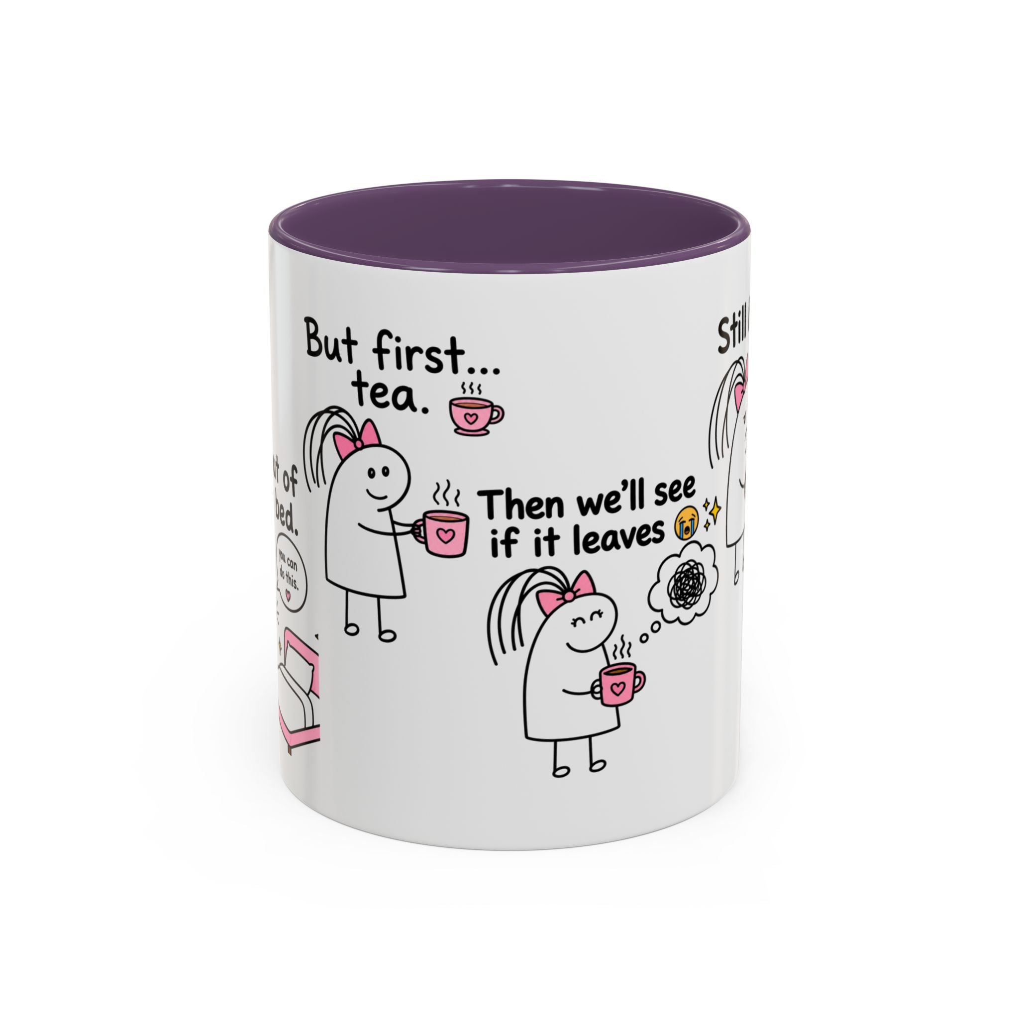 But First Tea | Funny Mental Health Cartoon