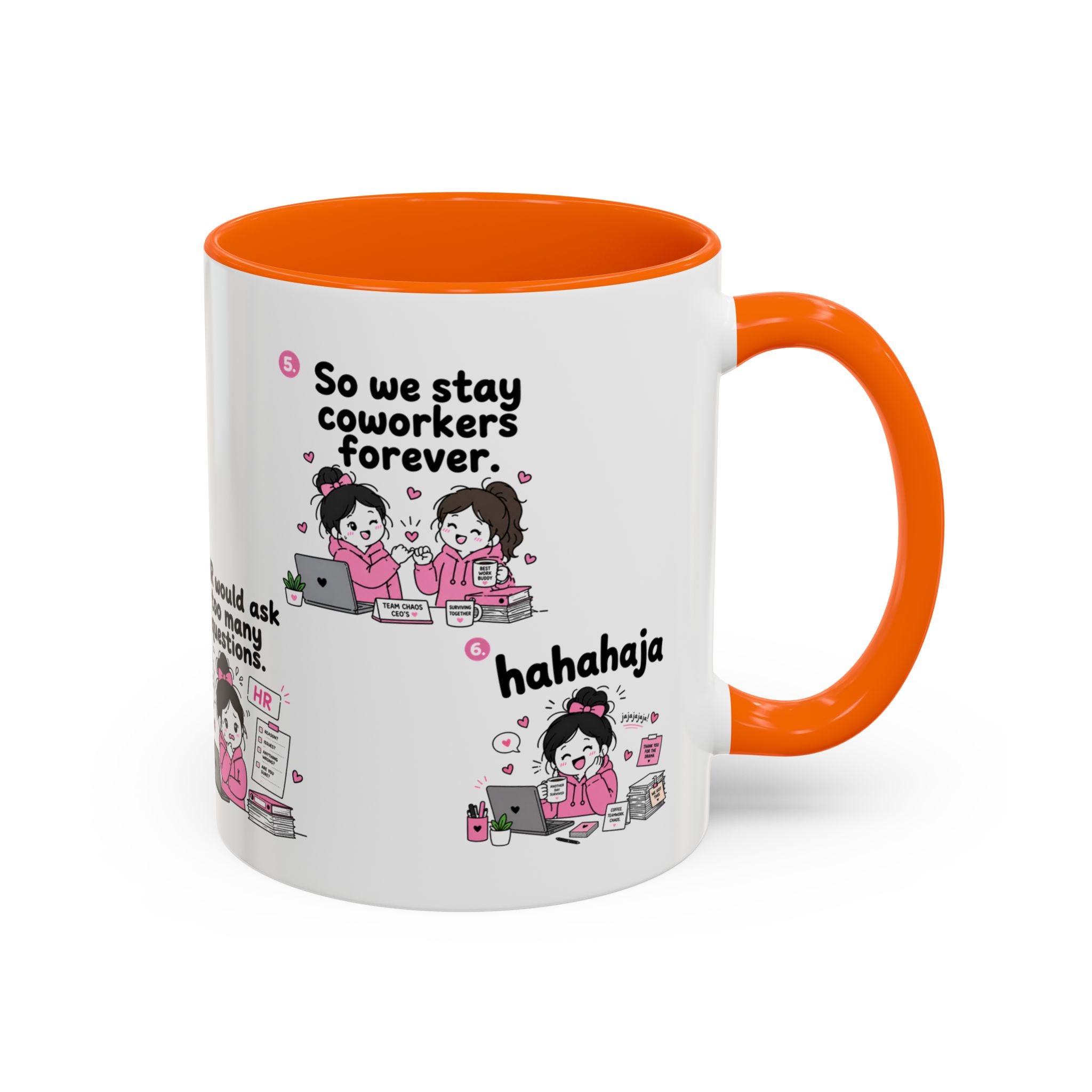 Work Bestie Mug Funny Coworker Gift Office Friendship Coffee Cup