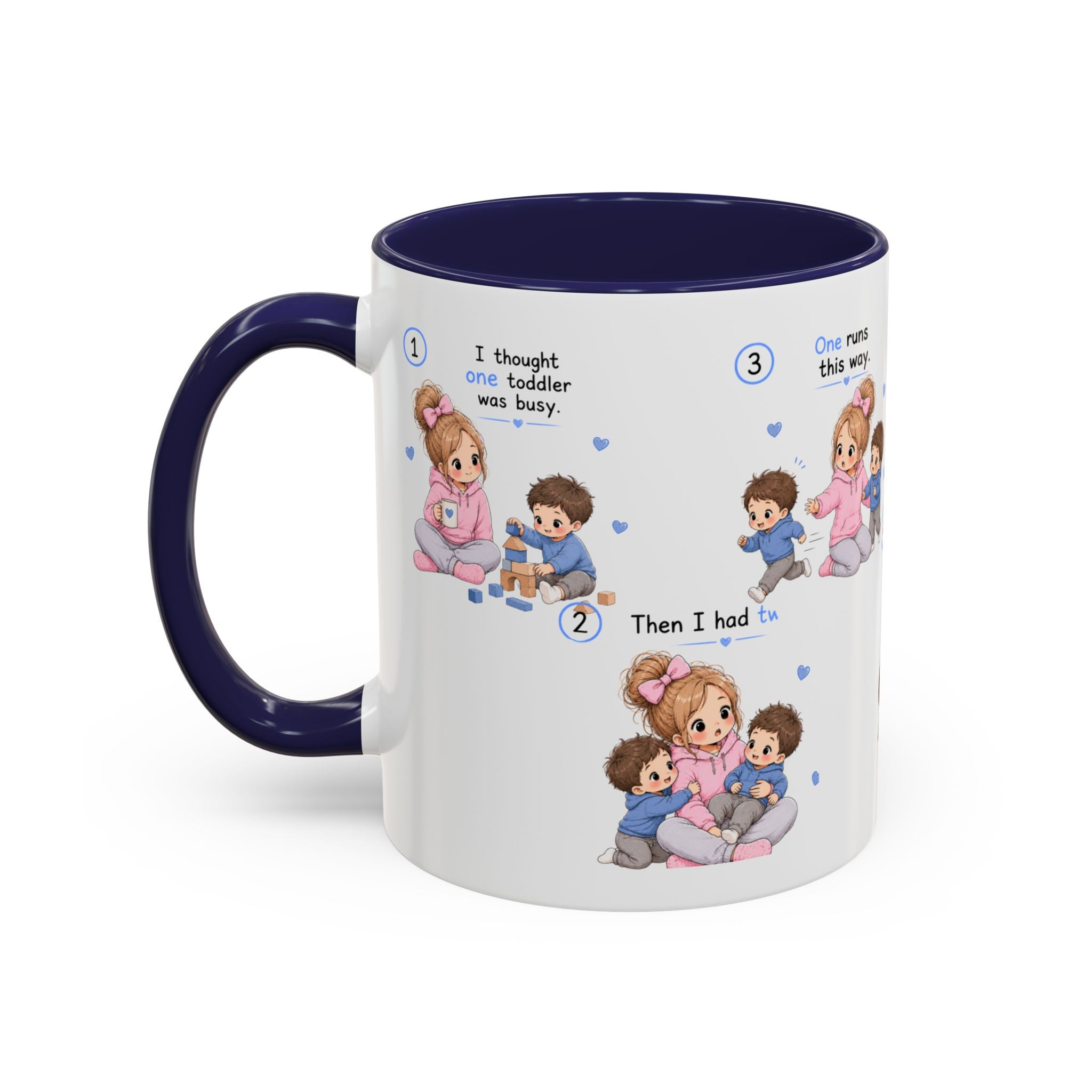 Twin Mom Mug Double the Chaos Double the Love Coffee Cup