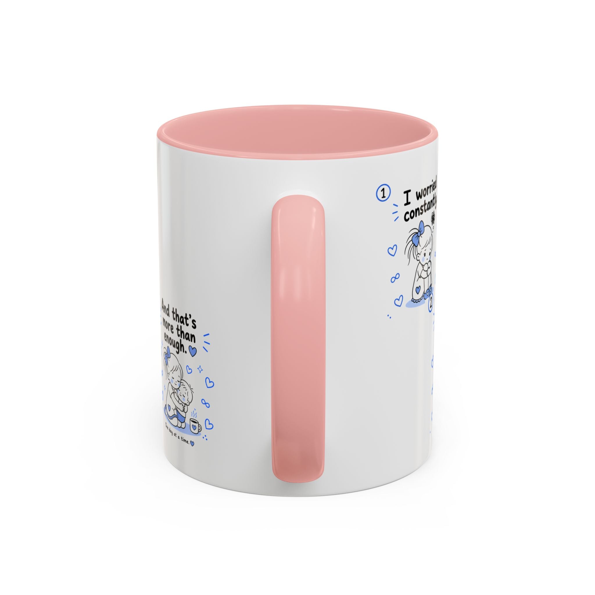 Autism Mom Mug  One Day at a Time  Inspirational Coffee Cup for Special Needs Moms