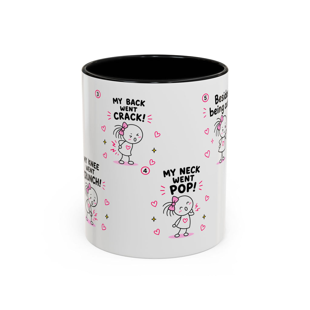 Crunchy Edition Cute Spine Puns Mug | Accent Coffee Mug