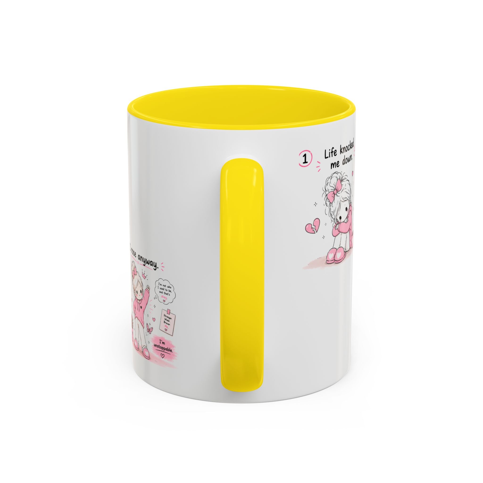 She Rose Anyway Mug Self Love Healing Journey Coffee Cup Gift for Women