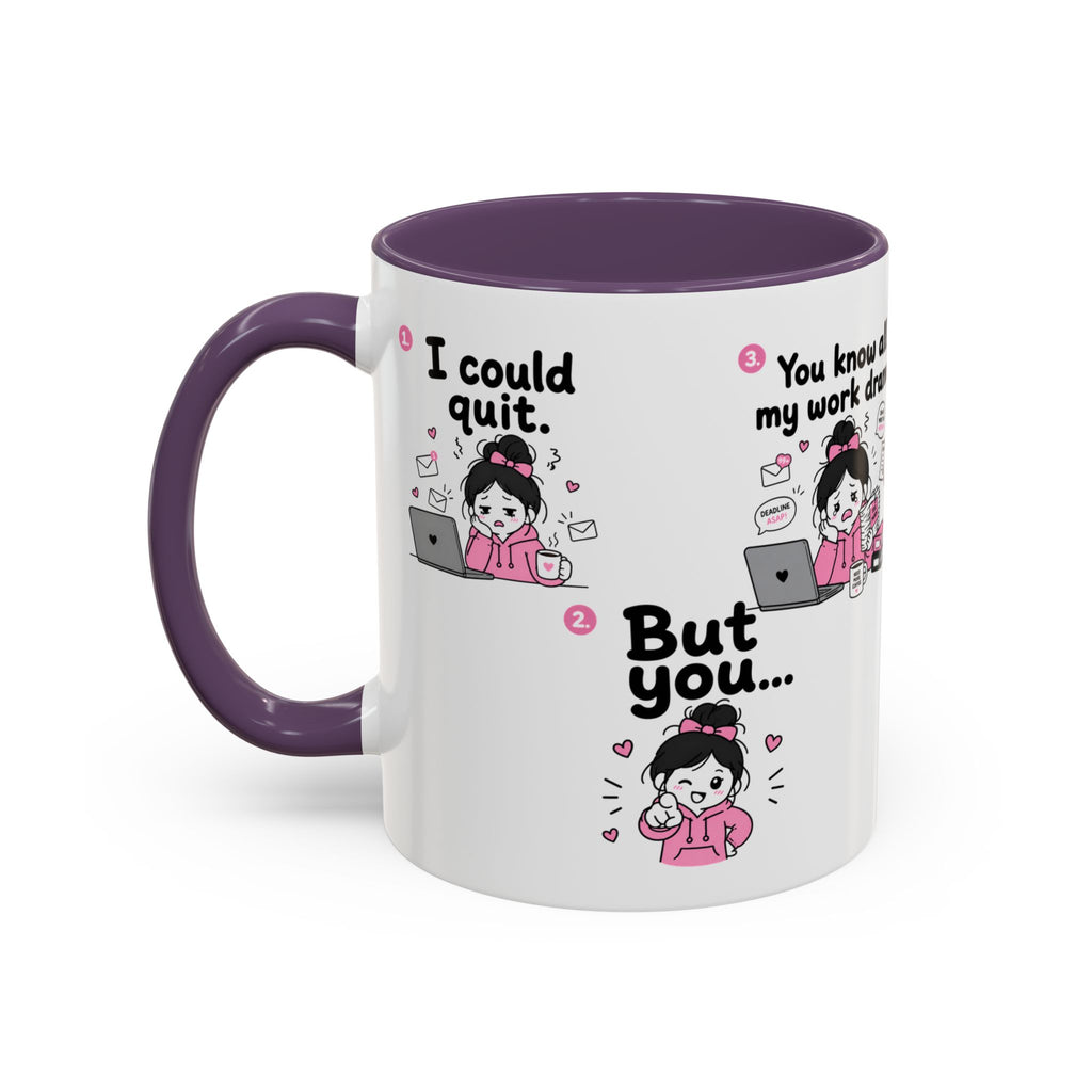 Work Bestie Mug Funny Coworker Gift Office Friendship Coffee Cup