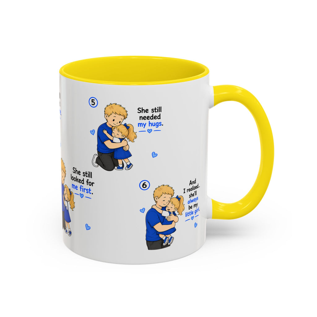 She Will Always Be My Little Girl Mug Girl Dad Gift Father Daughter Coffee Mug Dad Daughter Comic Story Mug Fathers Day Gift