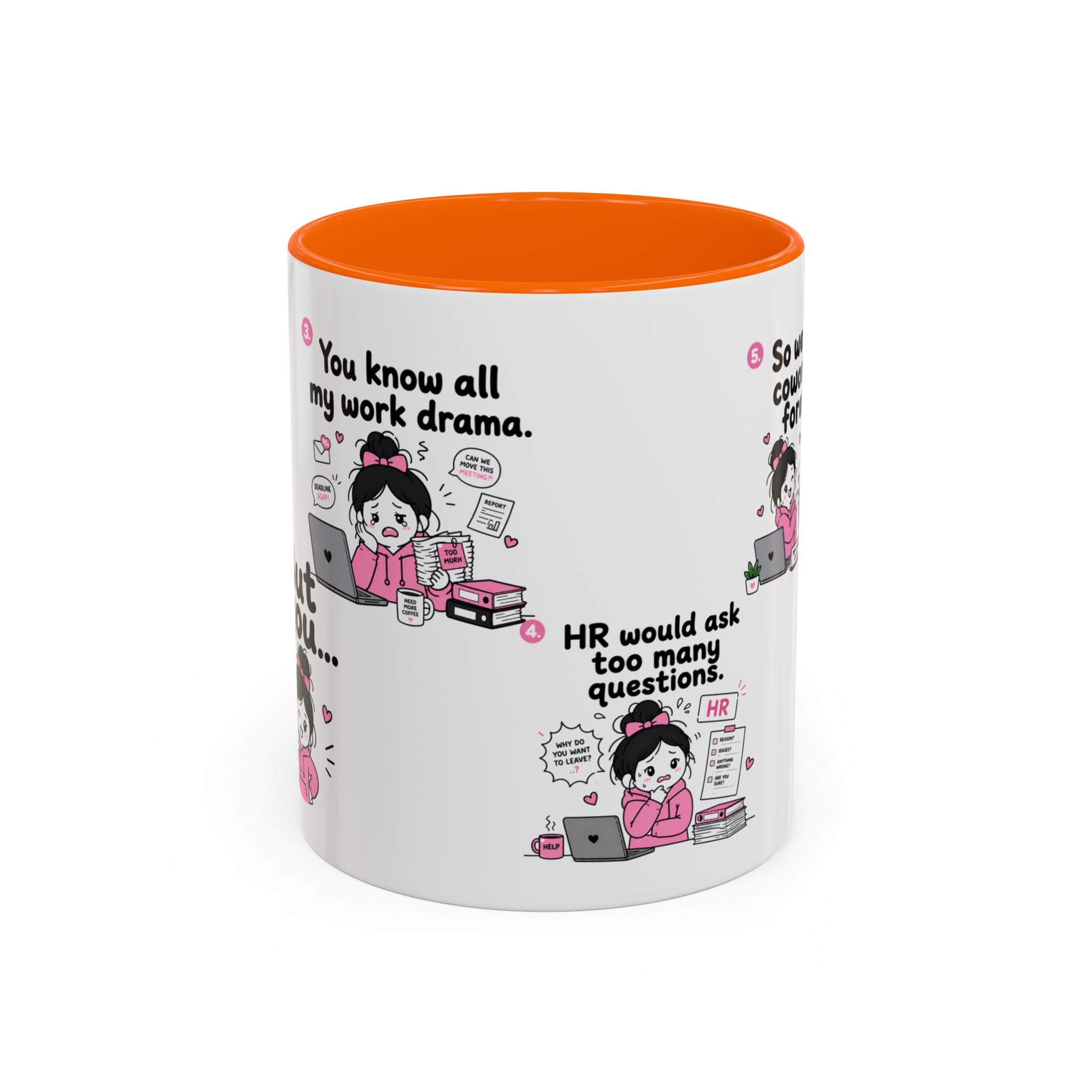 Work Bestie Mug Funny Coworker Gift Office Friendship Coffee Cup